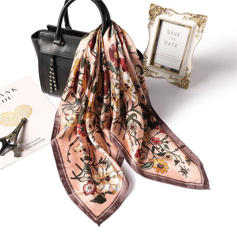 Decorative scarf silk scarf (See size chart where applicable)