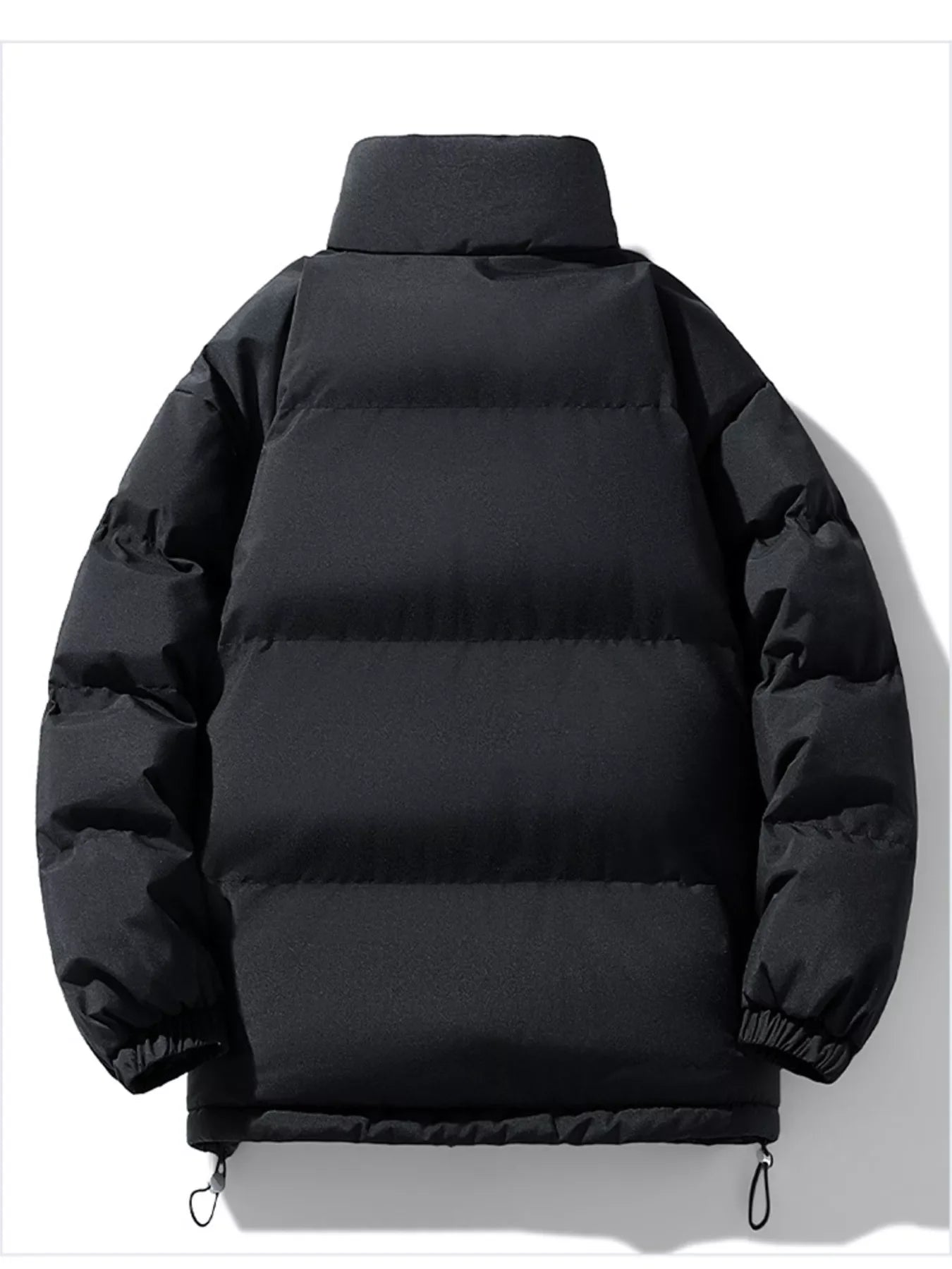 Men's Full Size Padded Stand Collar Winter Coat Plus Size