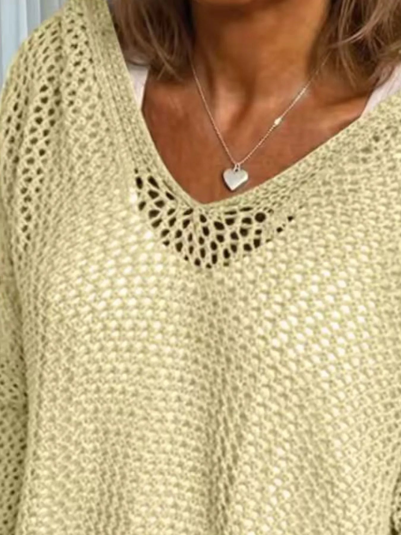 Loose Knit Hooded Cover Up