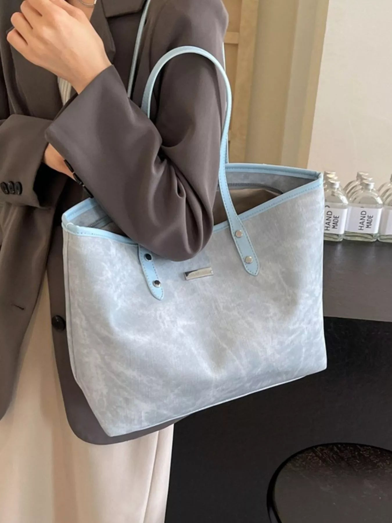 PU Leather Shoulder Bag