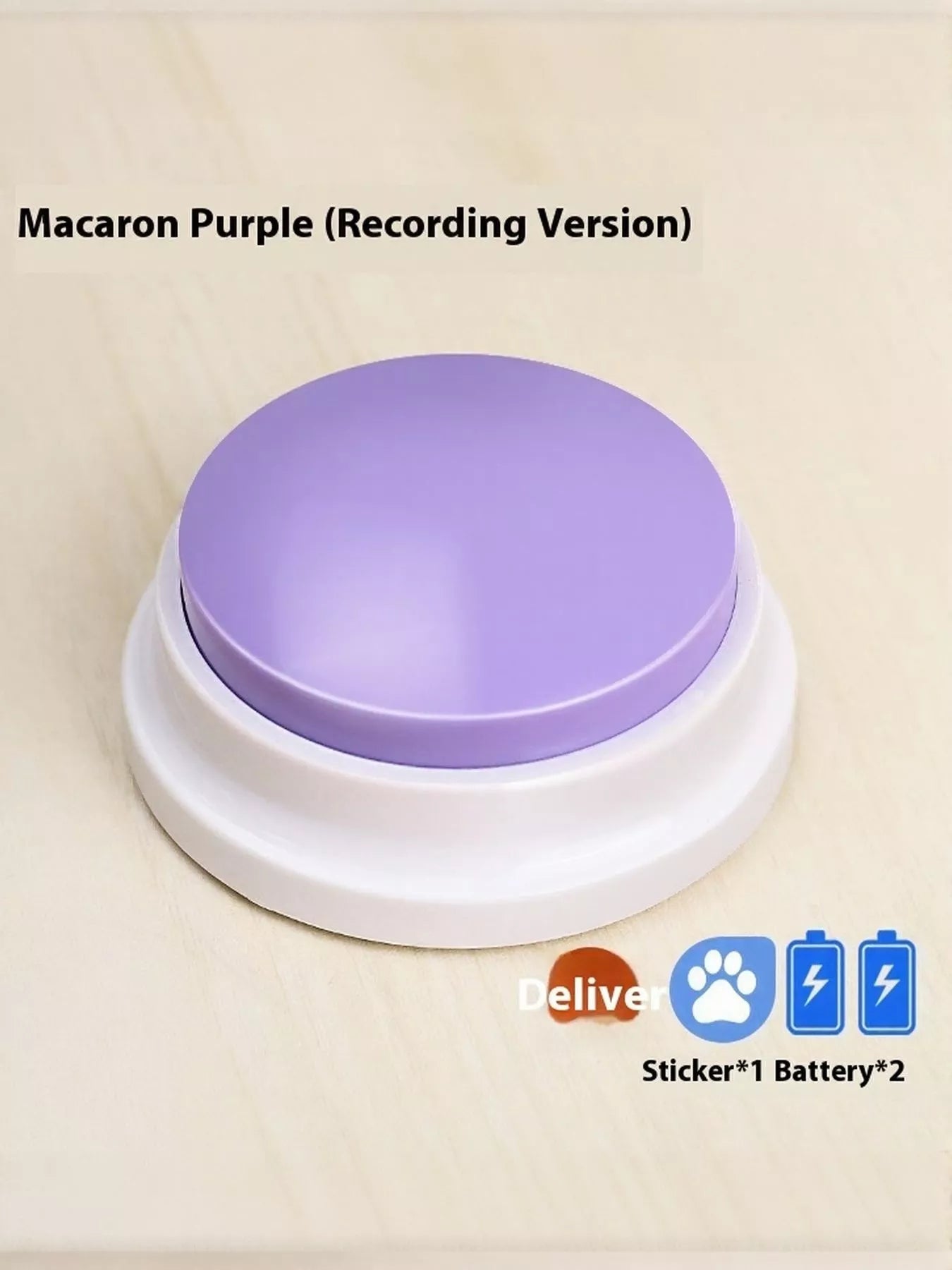 Recordable Talking Pet Sound Buttons