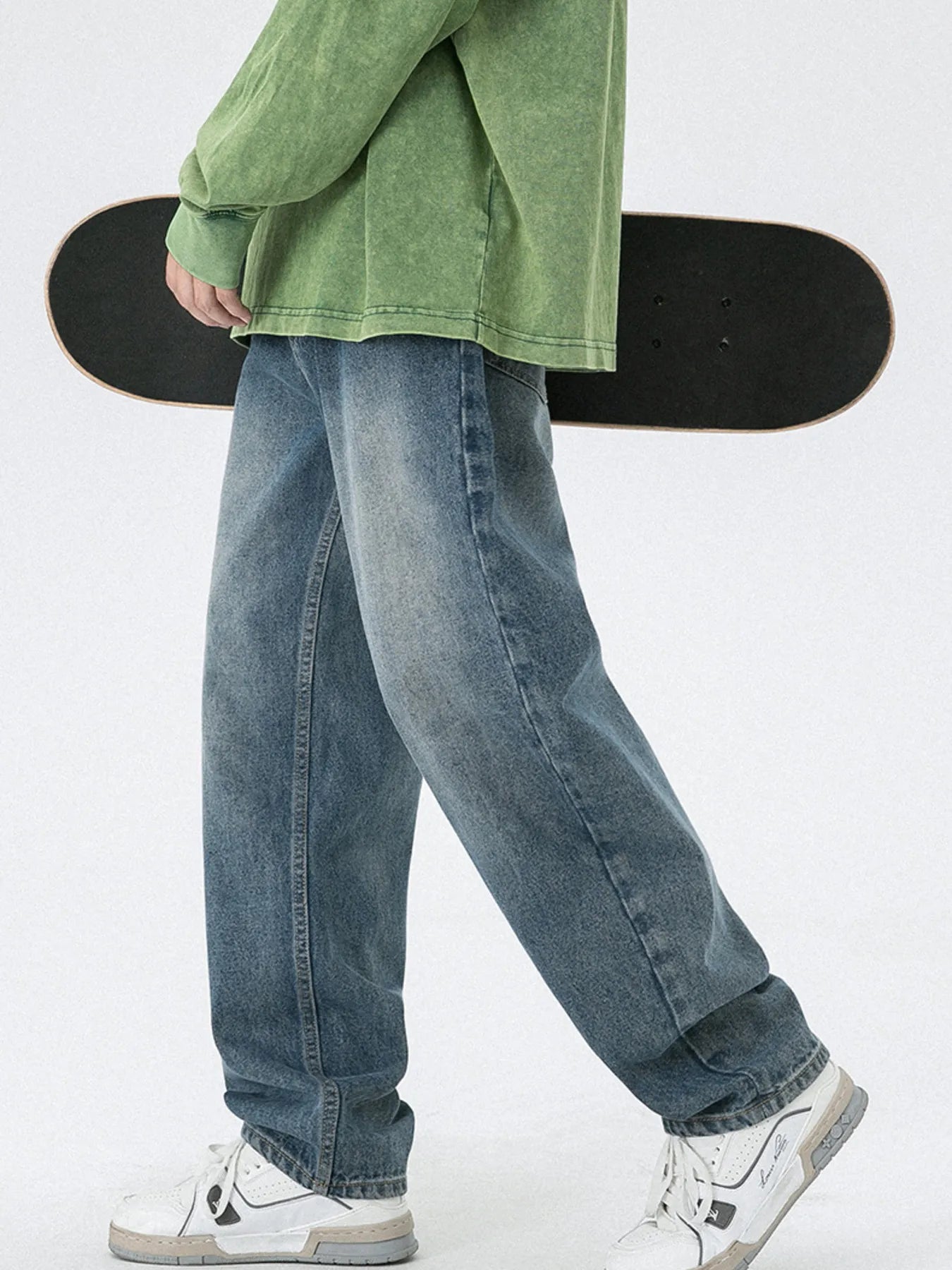 Men's Vintage Wash Relaxed Fit Jeans