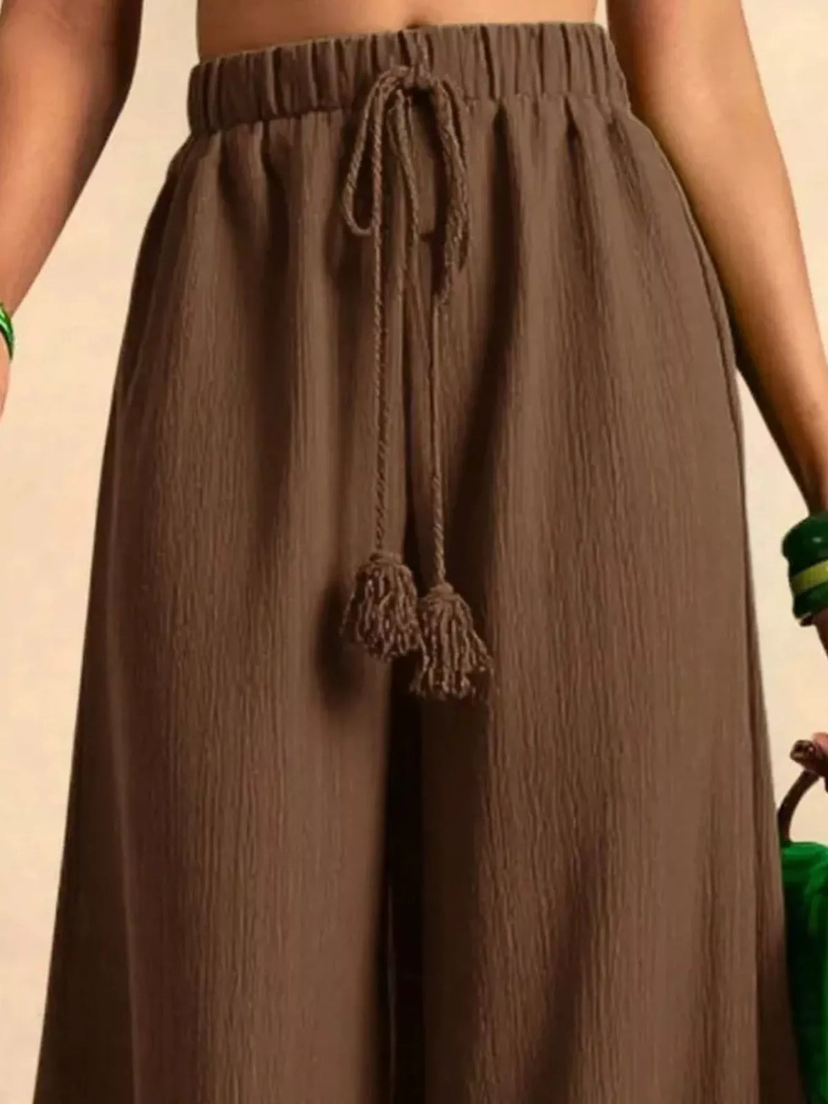High-Waisted Wide-Leg Pants