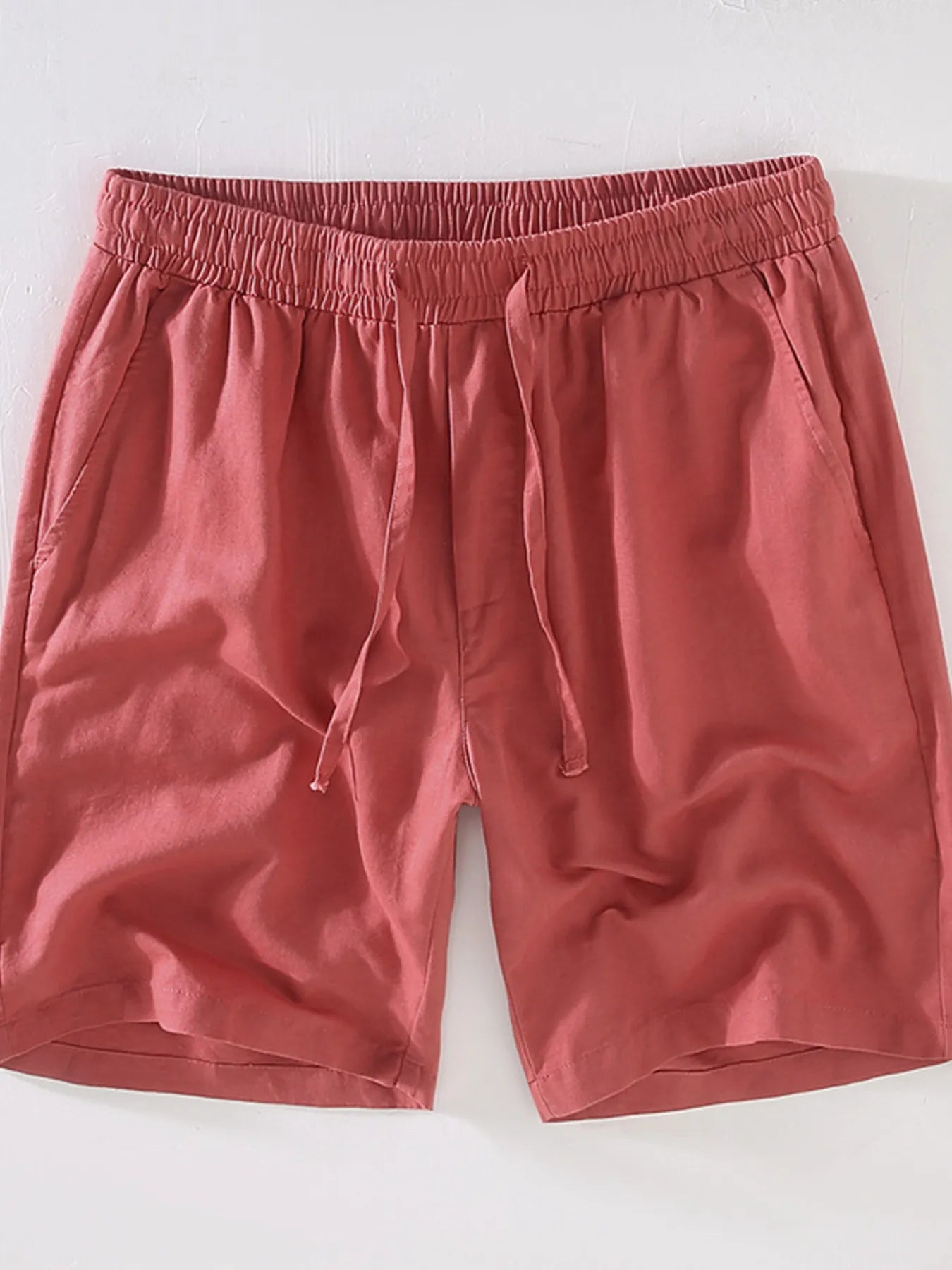 Men's Plus Size Drawstring Casual Shorts