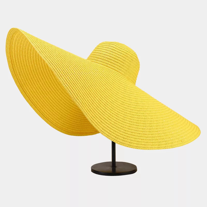 Oversized Wide Brim Straw Sun Hat