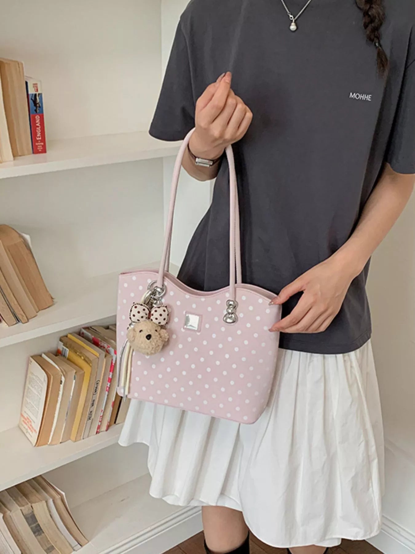 Polka Dot Shoulder Bag