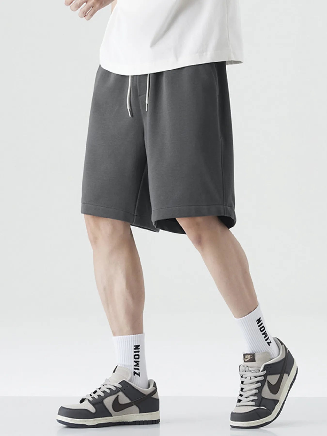 Men's Drawstring Wide Leg Shorts