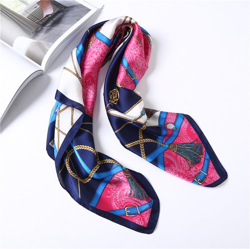 Decorative scarf silk scarf (See size chart where applicable)