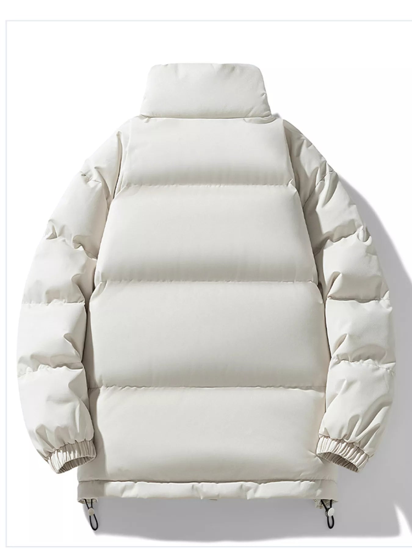 Men's Full Size Padded Stand Collar Winter Coat Plus Size