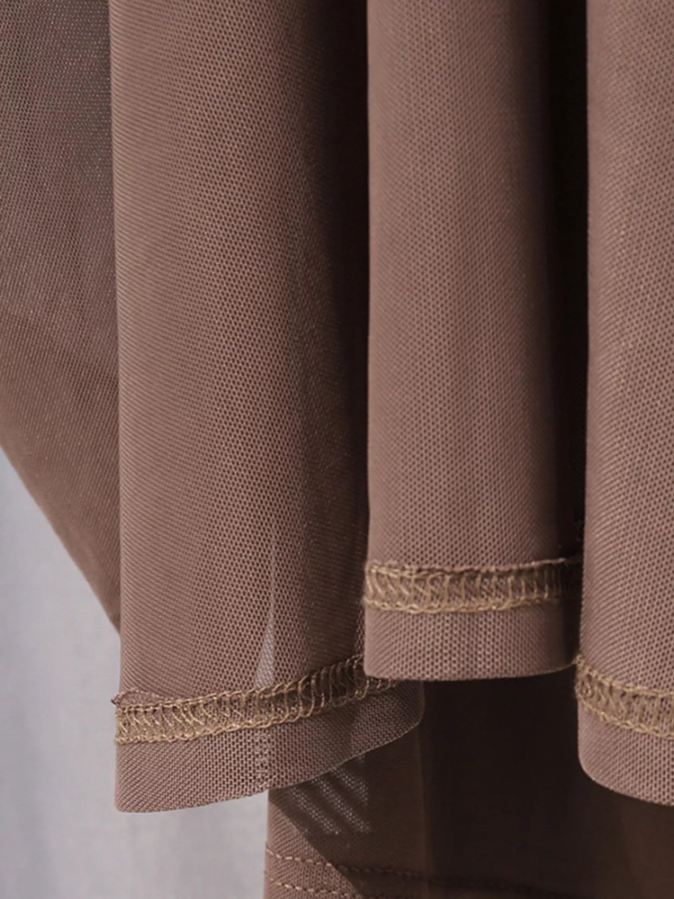 Ruched Long-Sleeve Maxi Dress with Cutout Detail