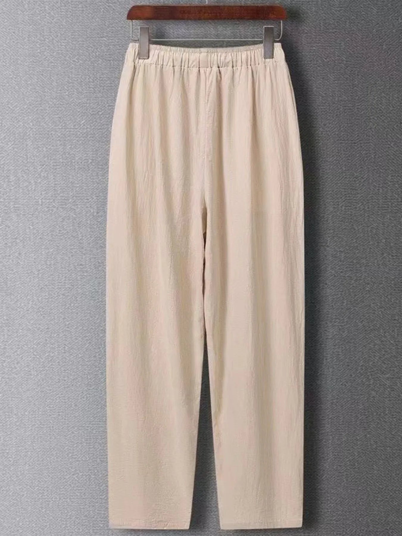 Men's Plus Size Drawstring Wide Leg Pants