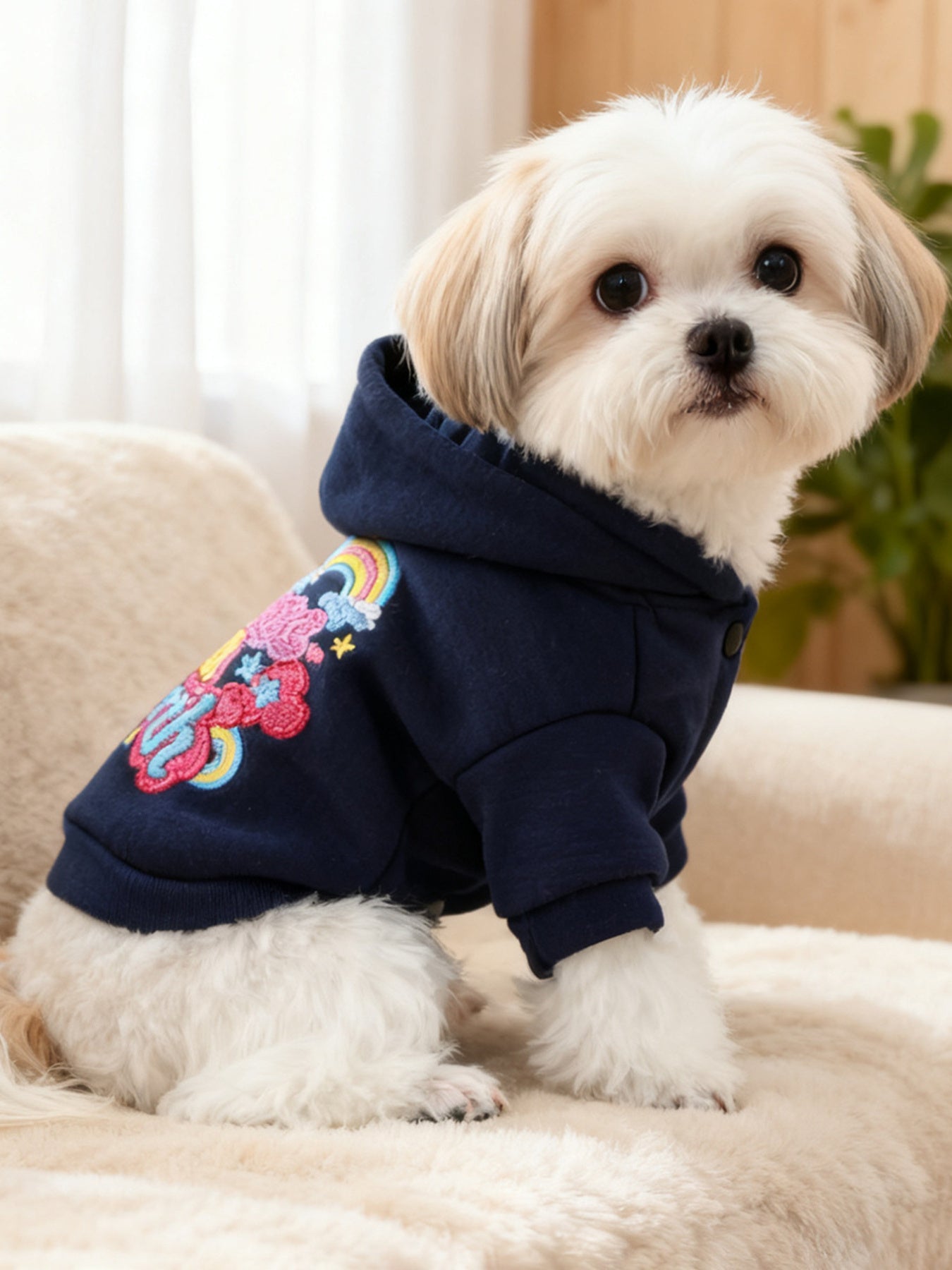 Embroidered Pet Hoodie