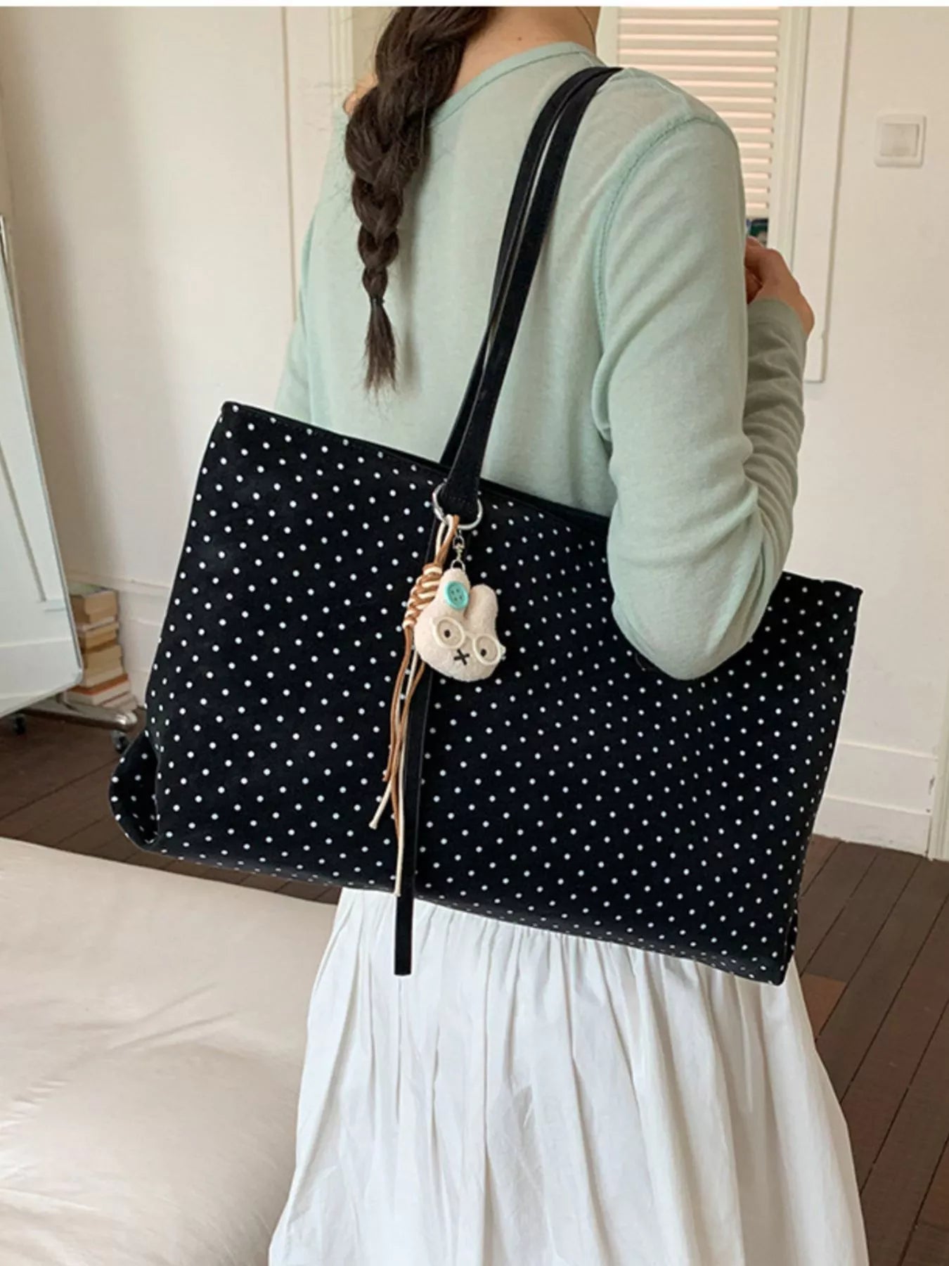 Polka Dot Shoulder Bag