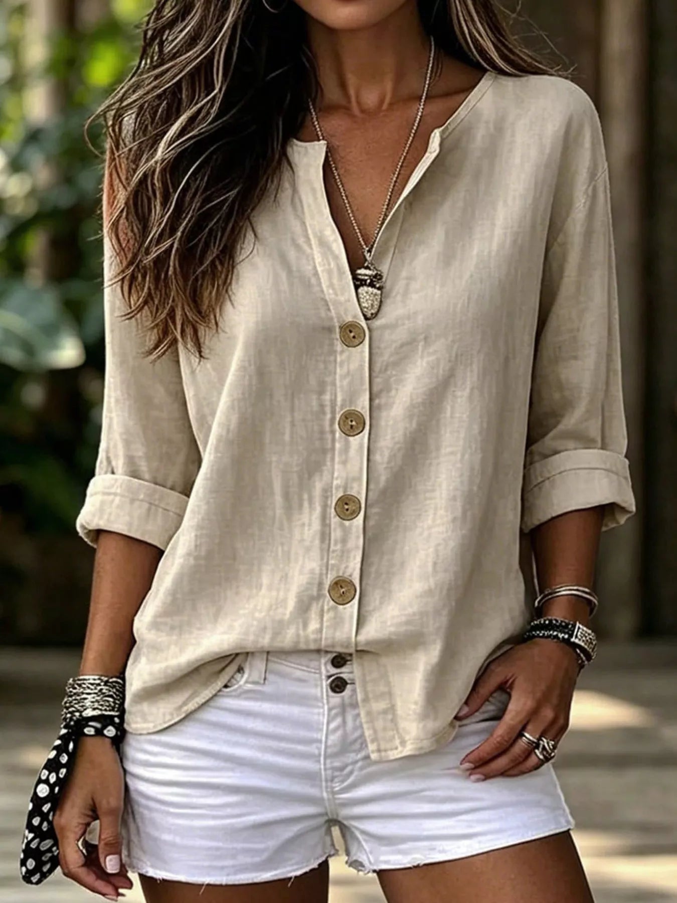 Button Up Long Sleeve Shirt