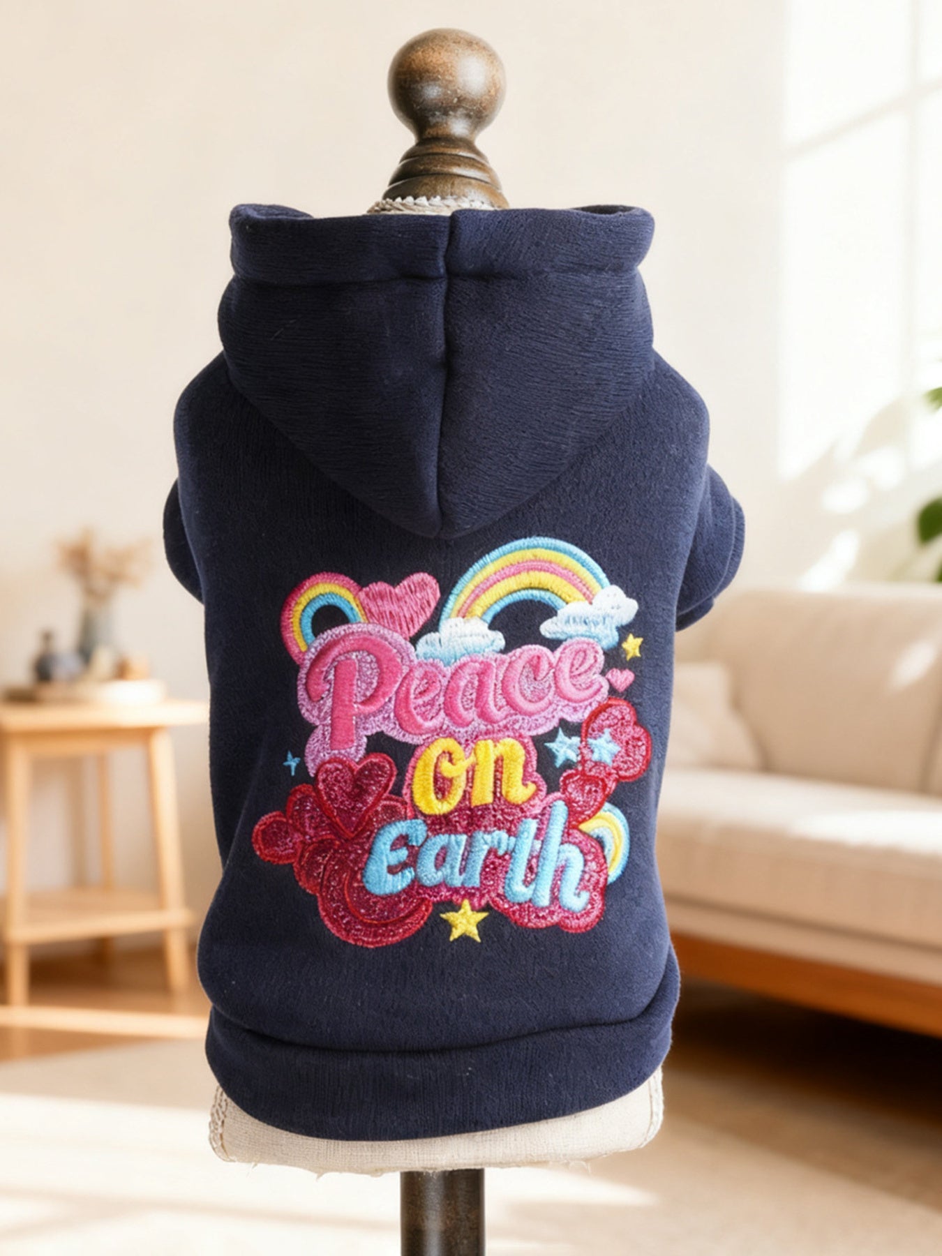 Embroidered Pet Hoodie
