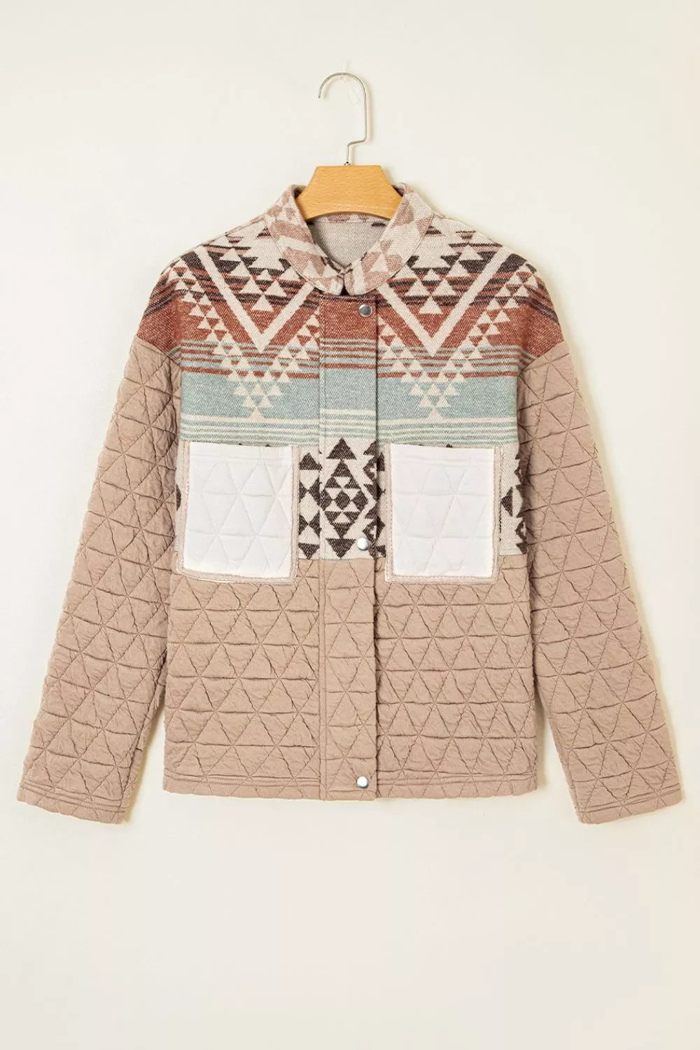 Aztec Quilted Patchwork Western Jacket