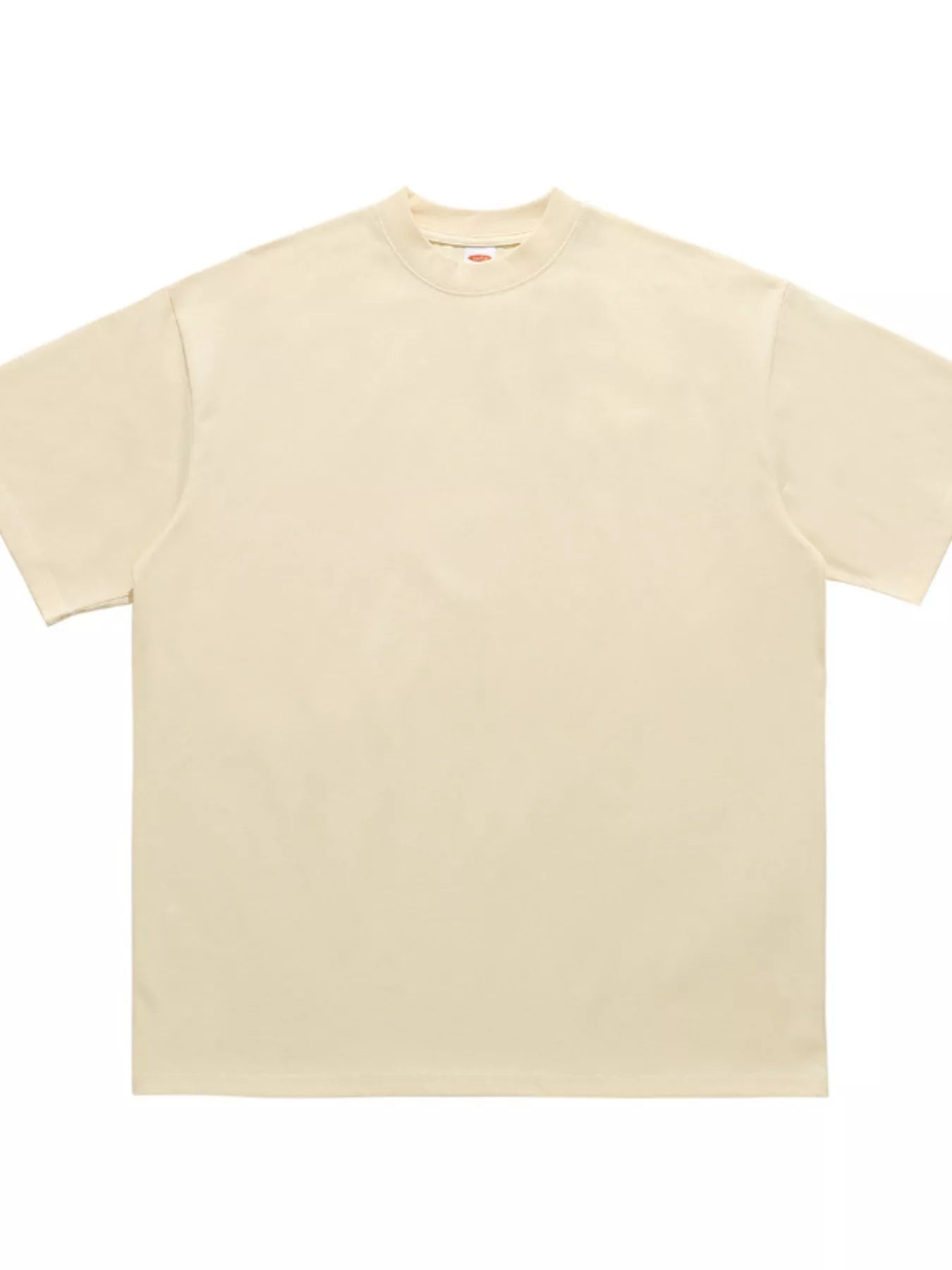 Men's Oversized Solid Color Crew Neck T-Shirt