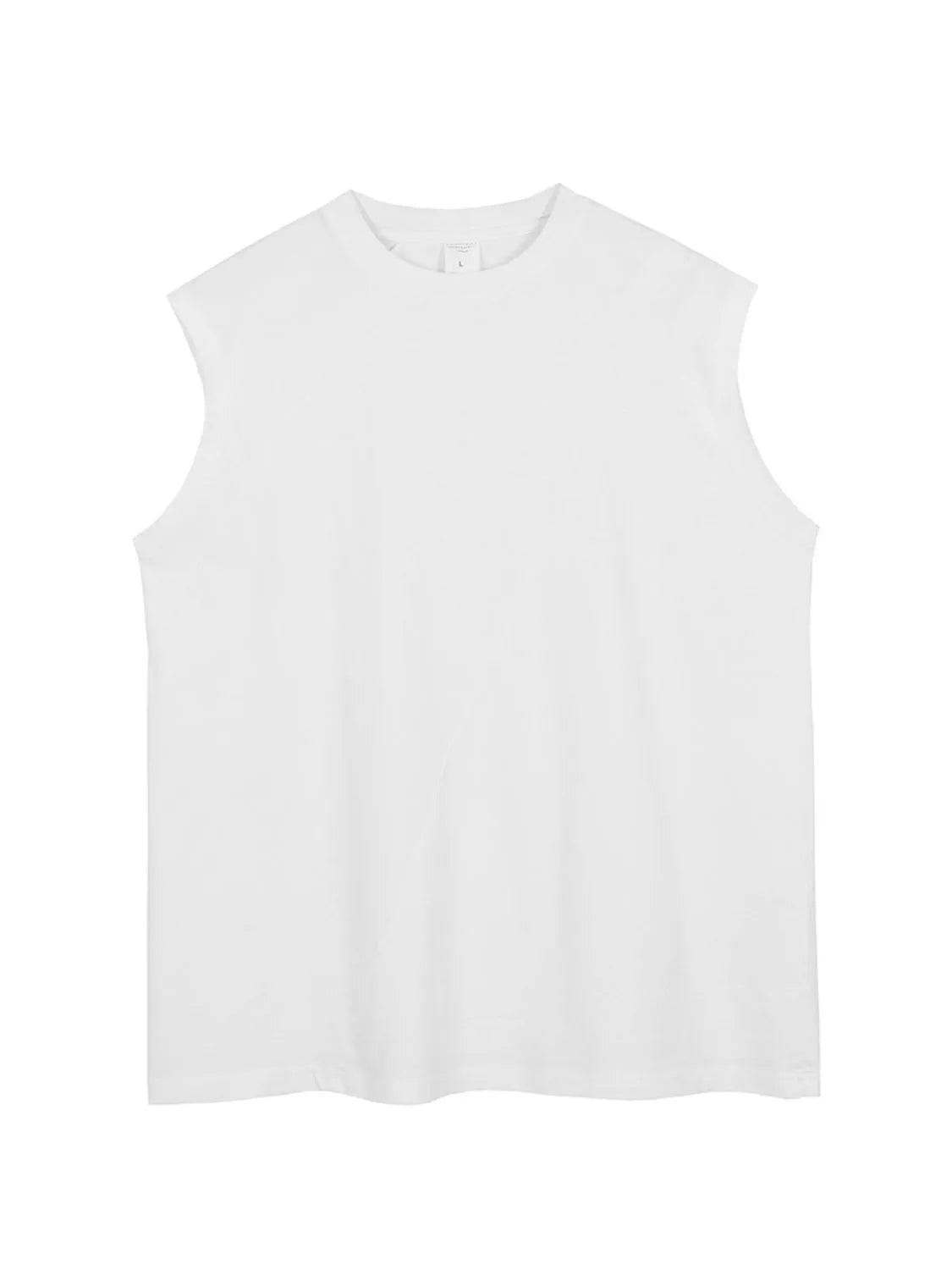 Men's Solid Color Round Neck Tank