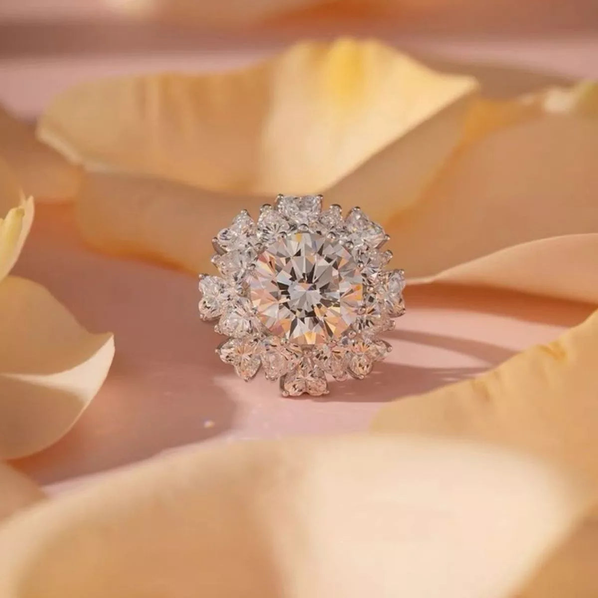5 Carat 925 Sterling Silver Moissanite Ring