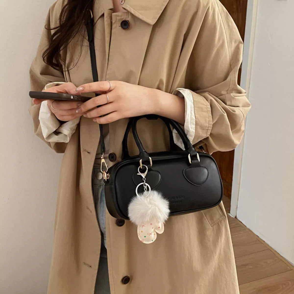 PU Leather Crossbody Bag