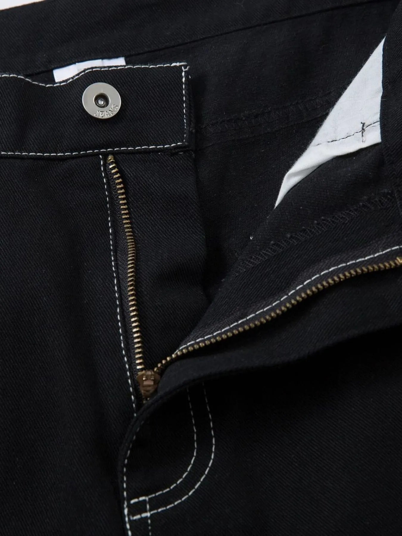 Men's Lightning Pattern Wide leg Jeans