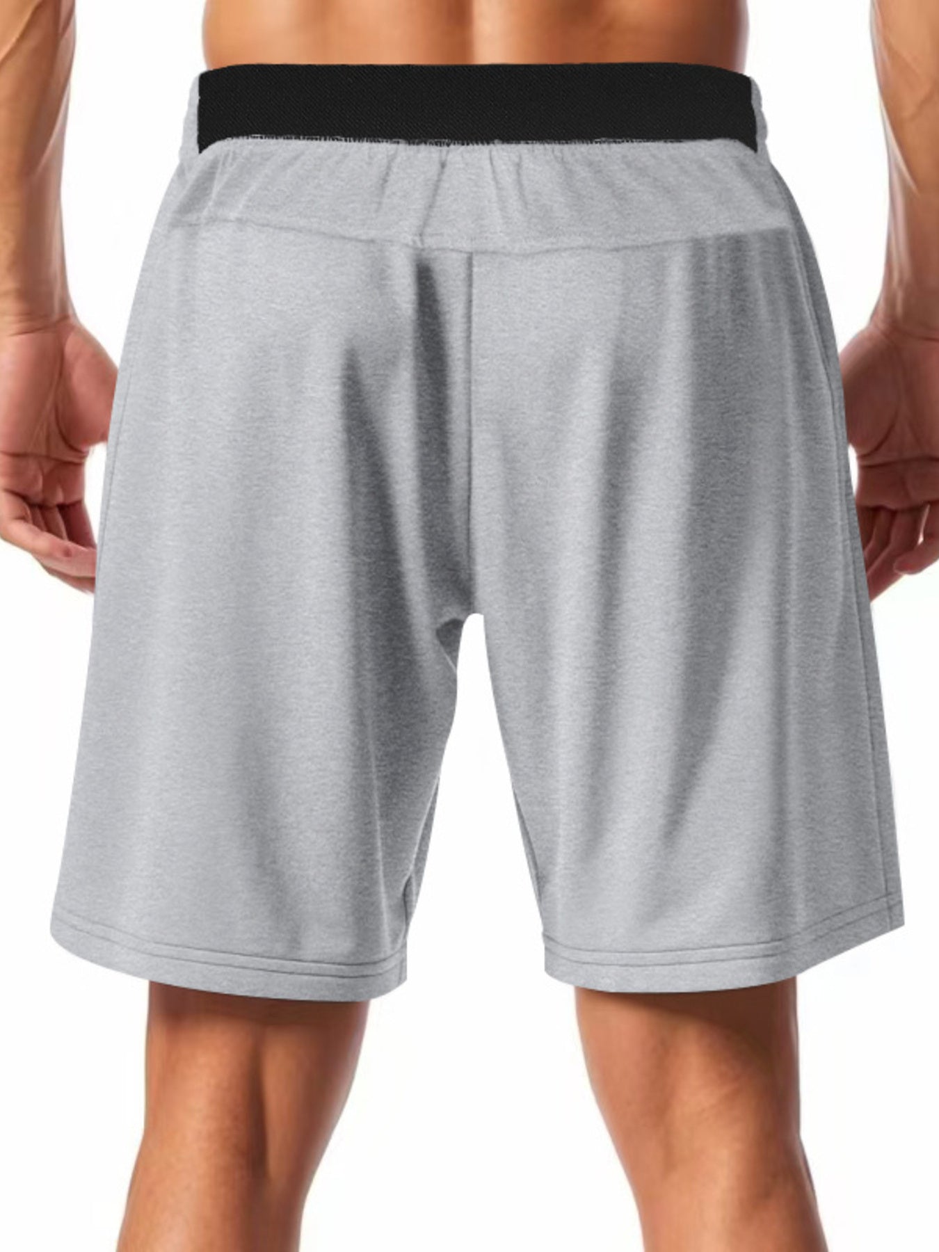 Men's Full Size Casual Drawstring Shorts Plus Size