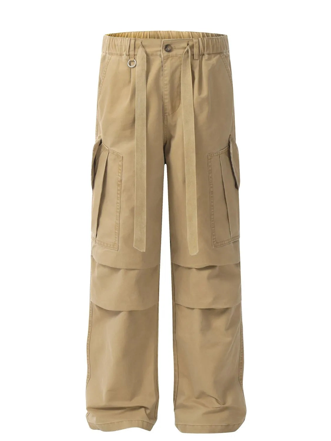 Men's Drawstring Loose Fit Cargo Pants