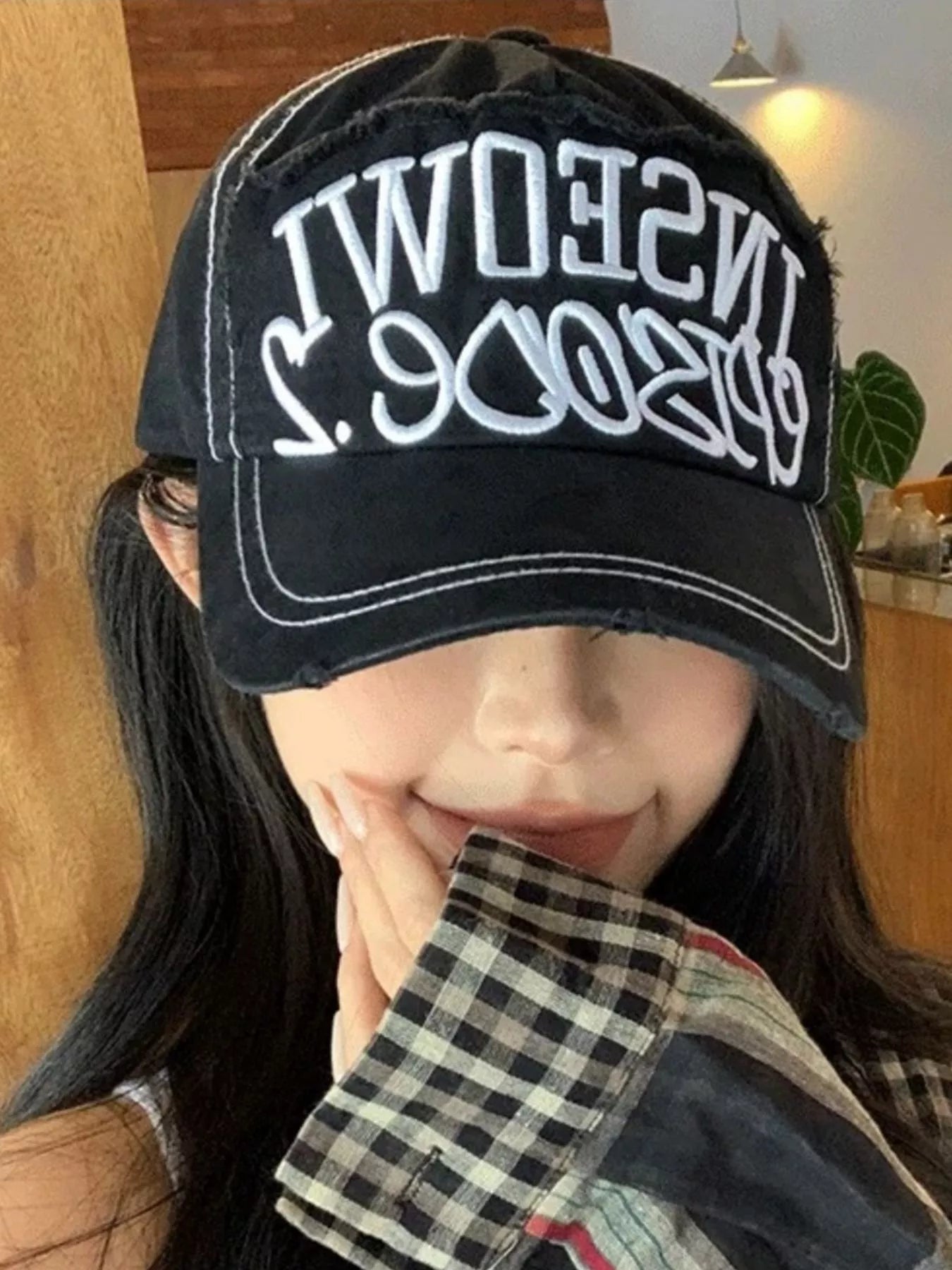 Letter Embroidered Baseball Cap