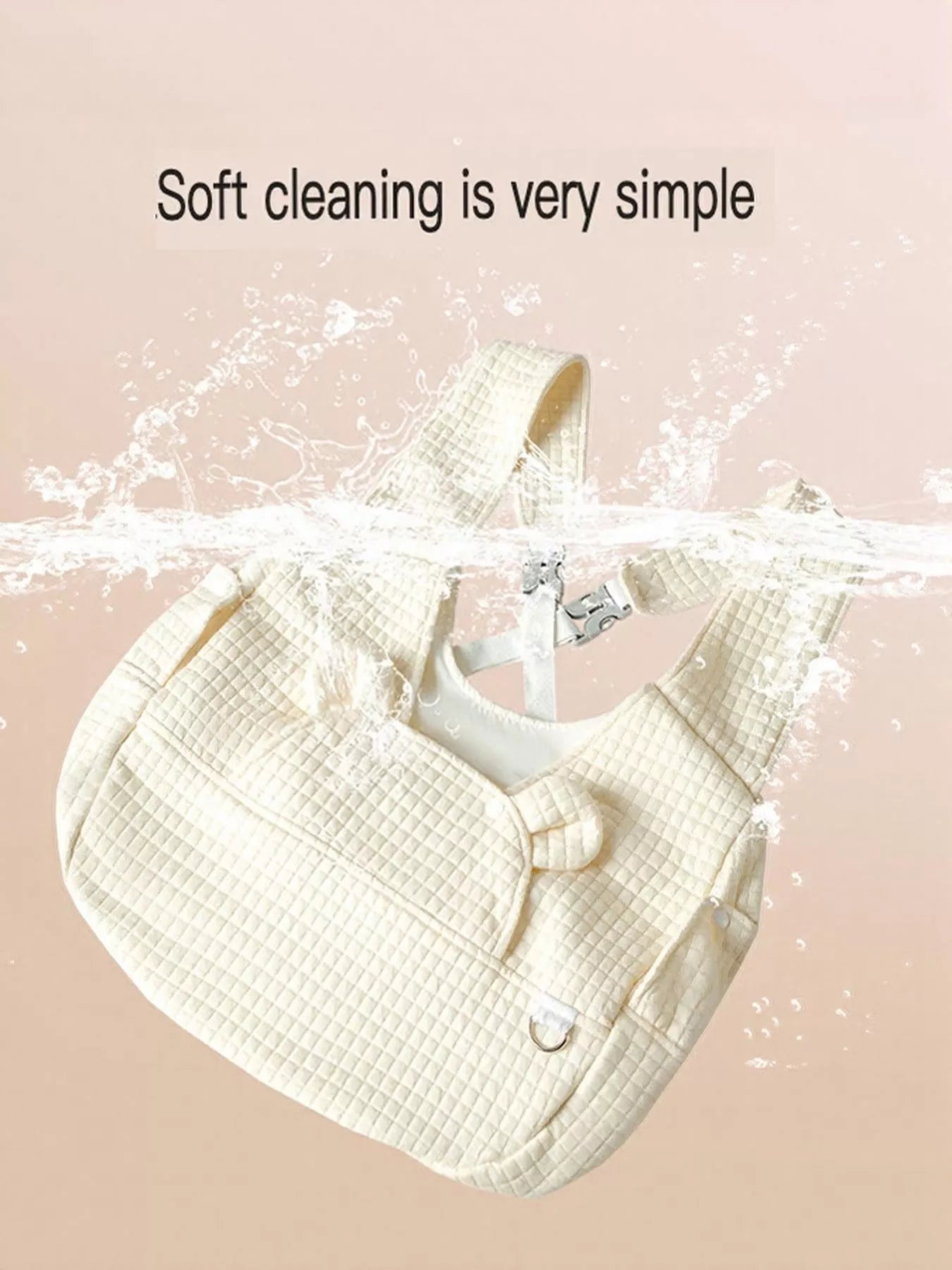 Comfortable Quilted Pet Carrier Sling Bag