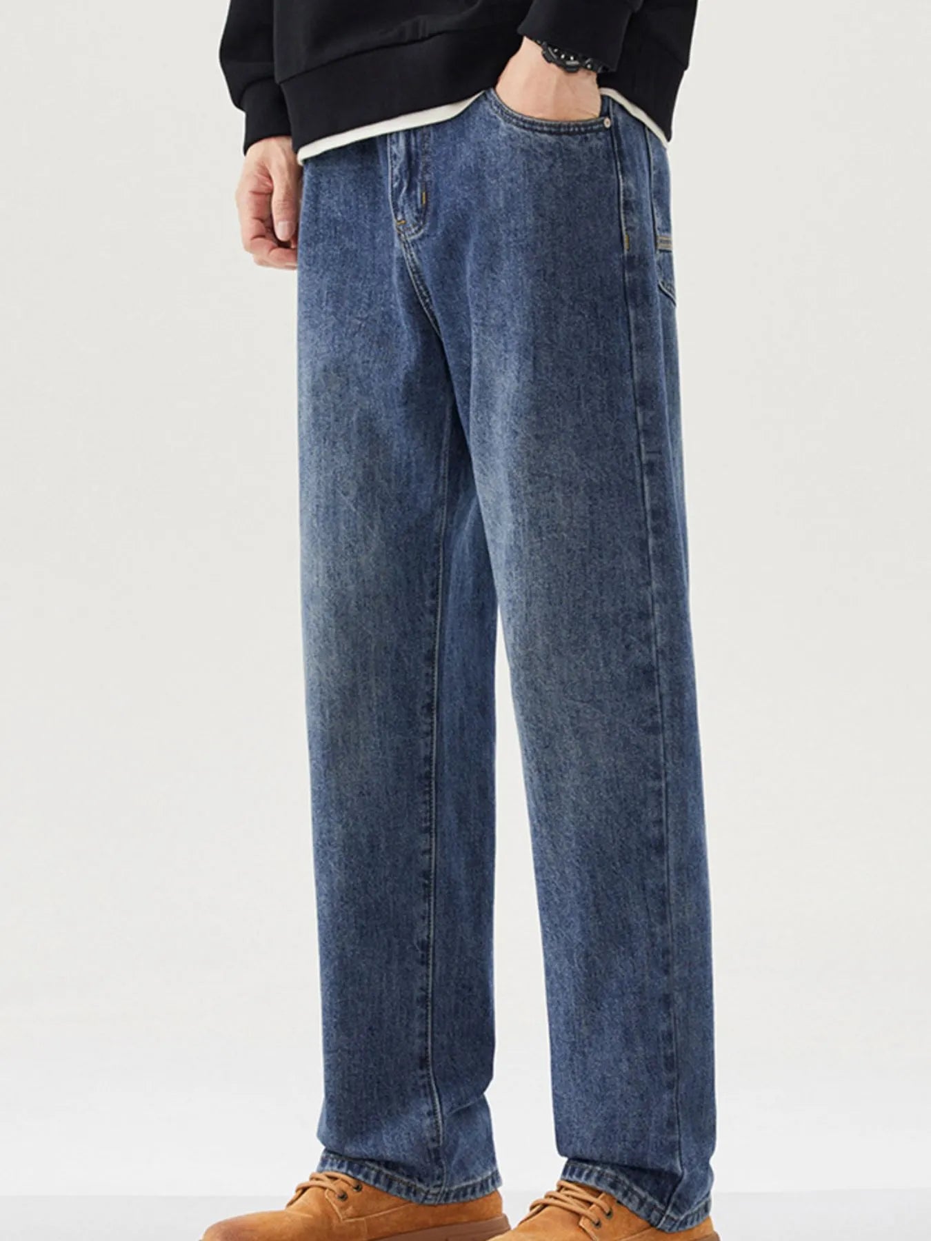Men's Wide Leg Jeans