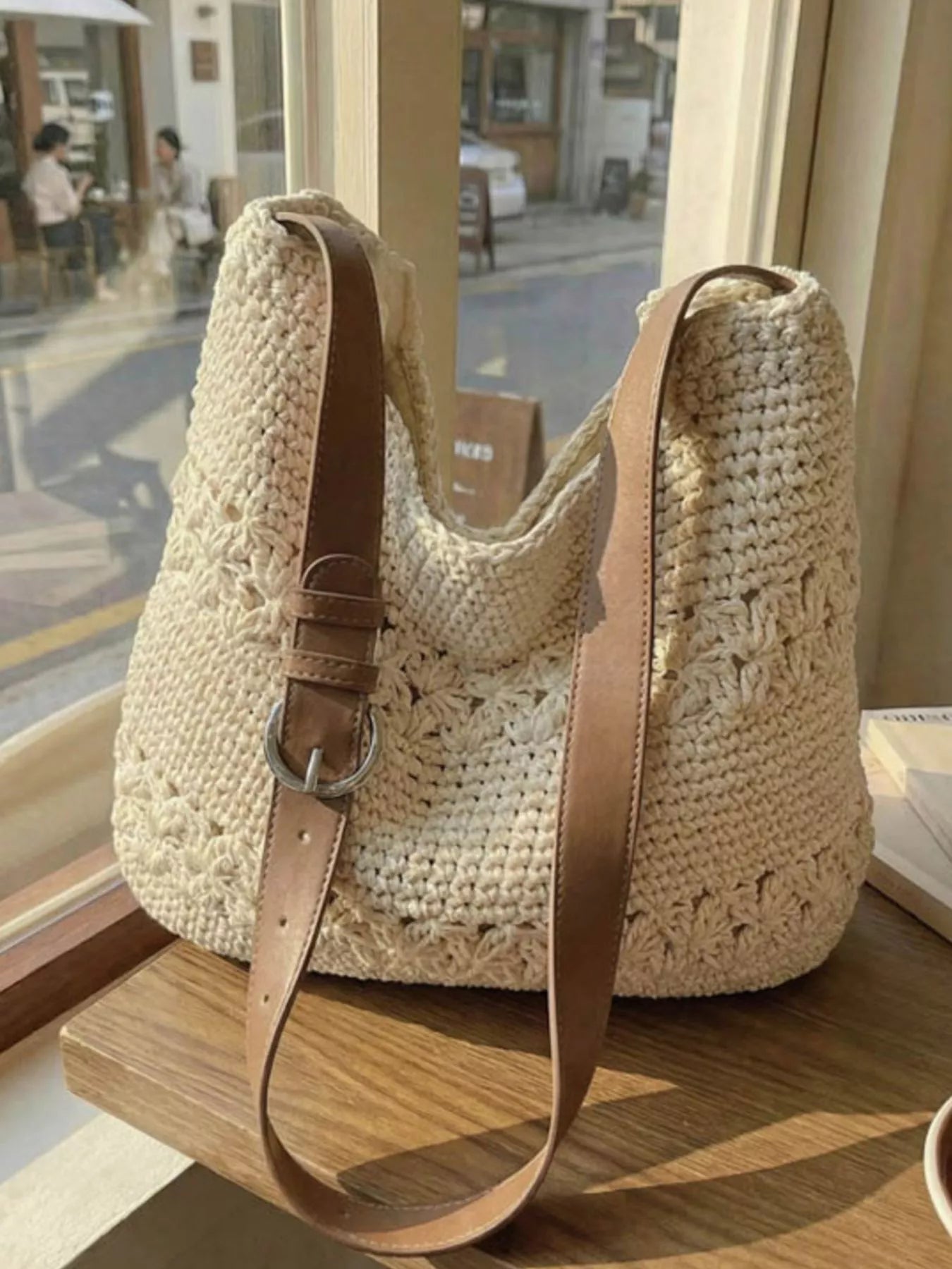 Crochet Knit Shoulder Bag