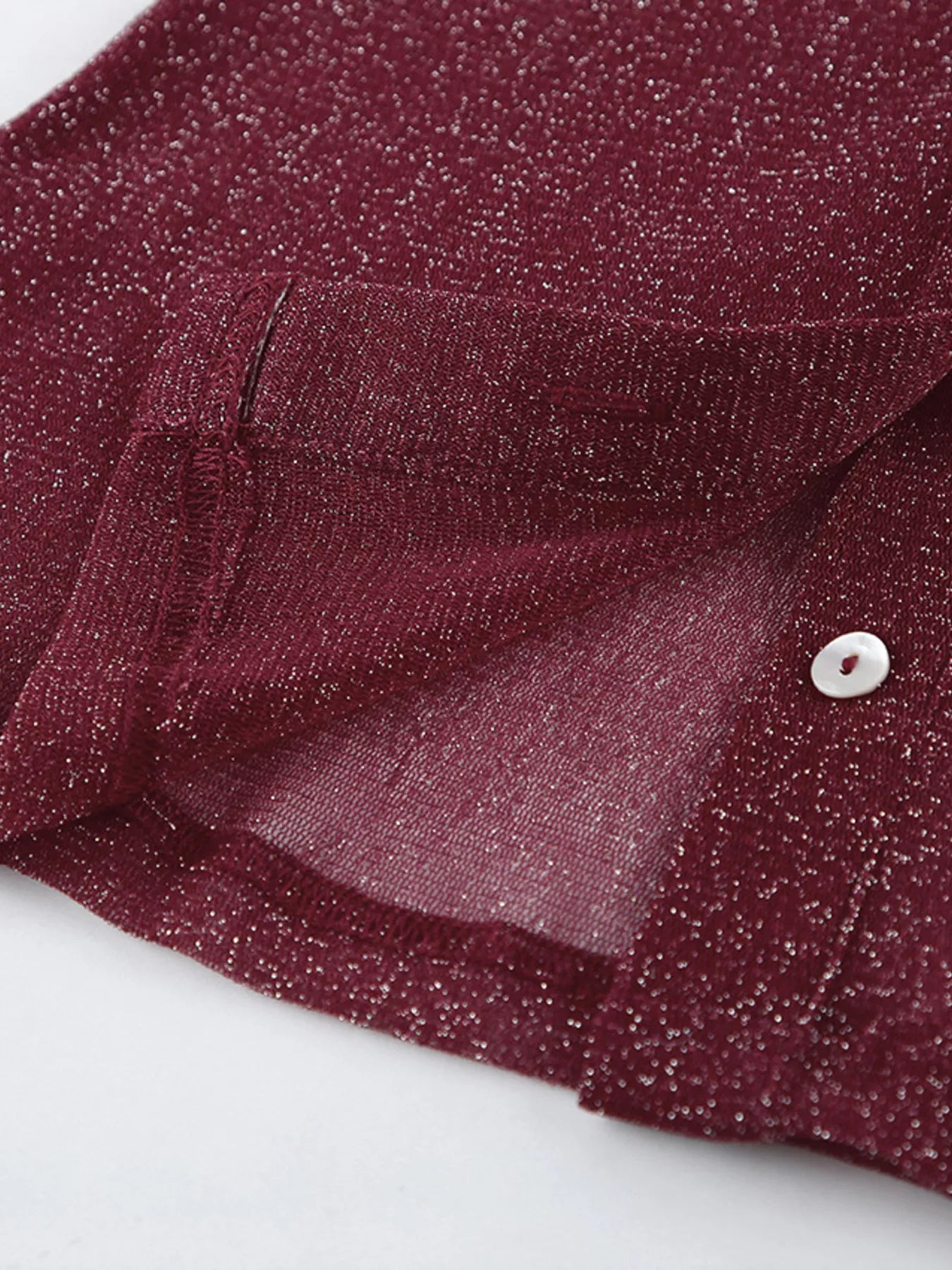 Button Down Long Sleeve Shirt with Scarf