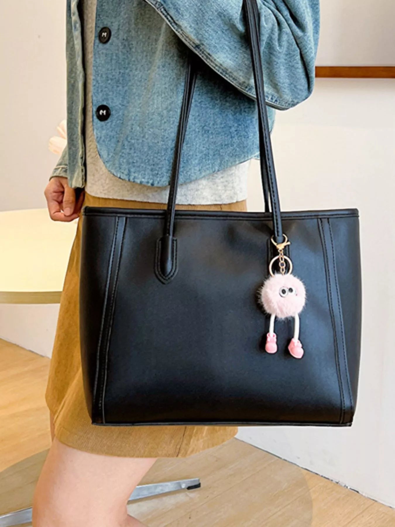 PU Leather Tote Bag