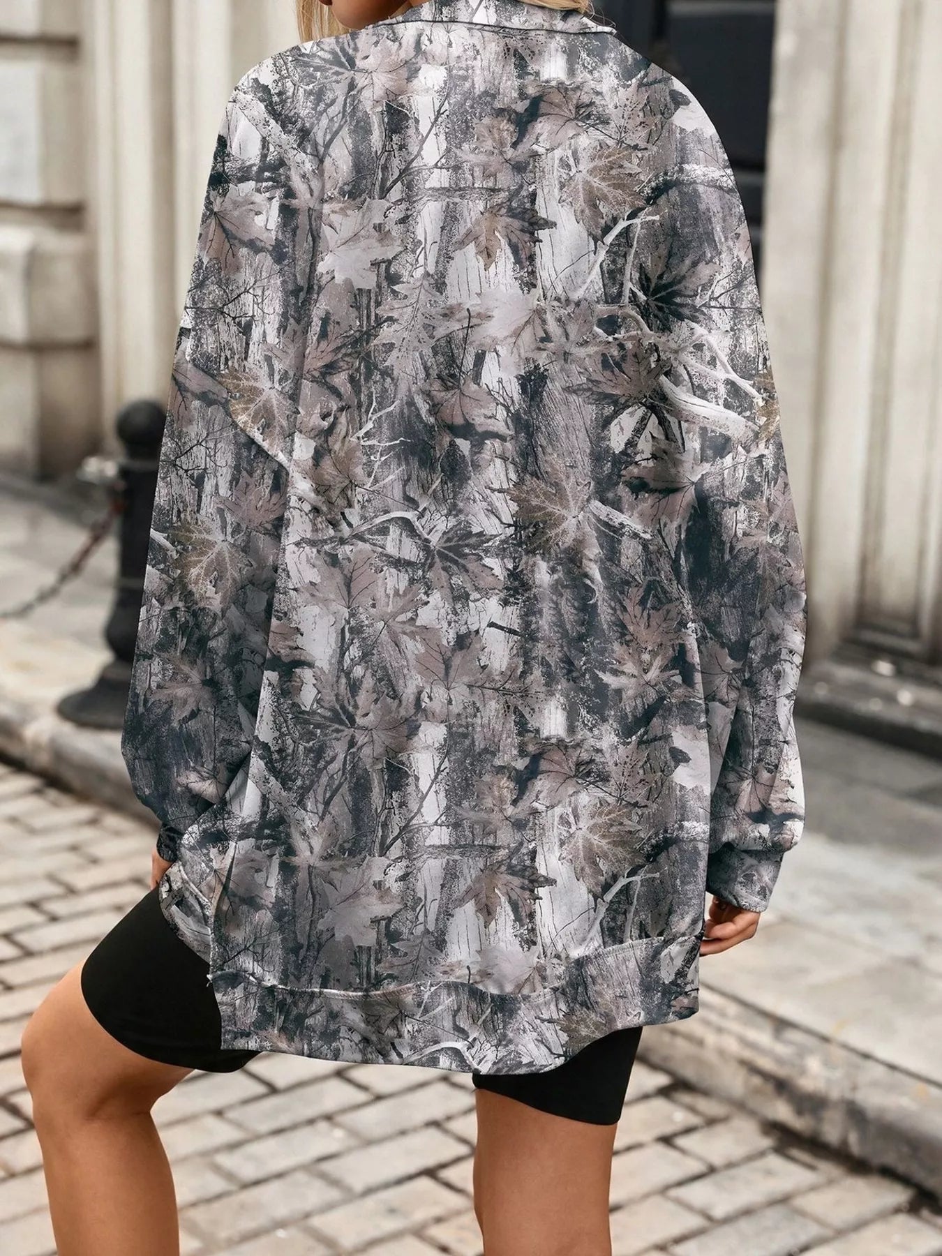 Printed Round Neck Sweatshirt