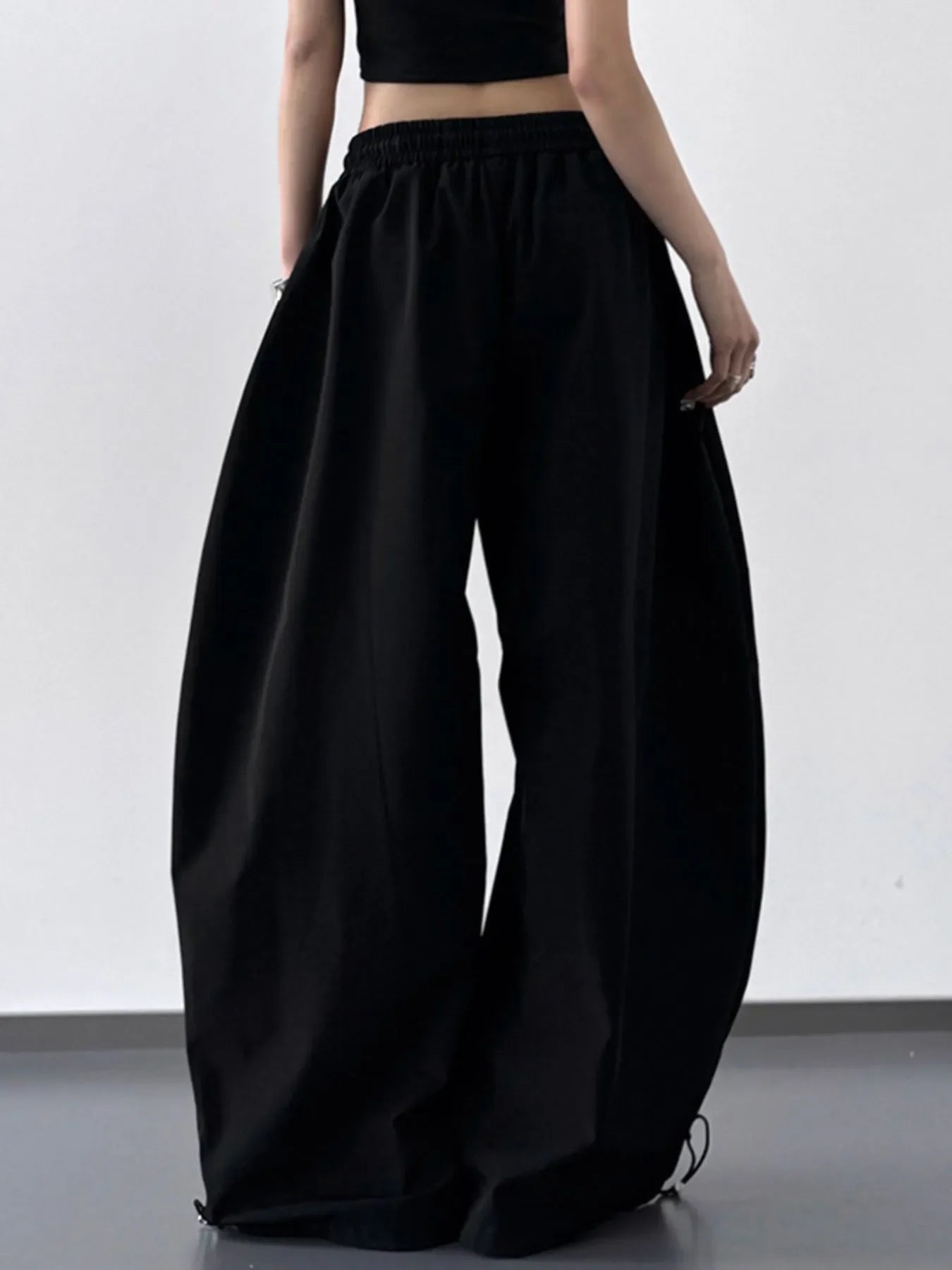 Wide Leg Drawstring Pants