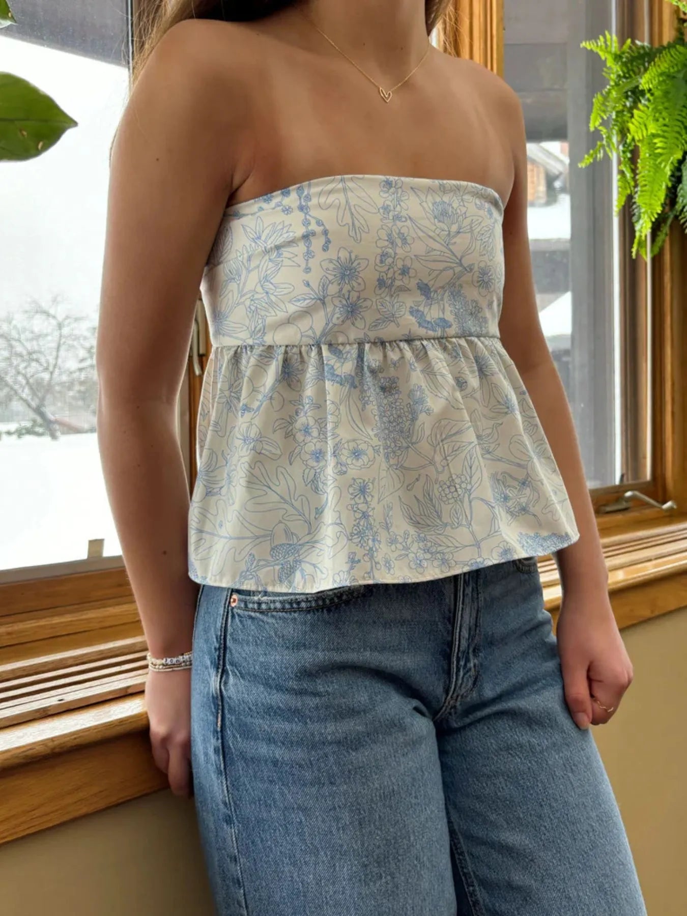 Tie Back Tube Top