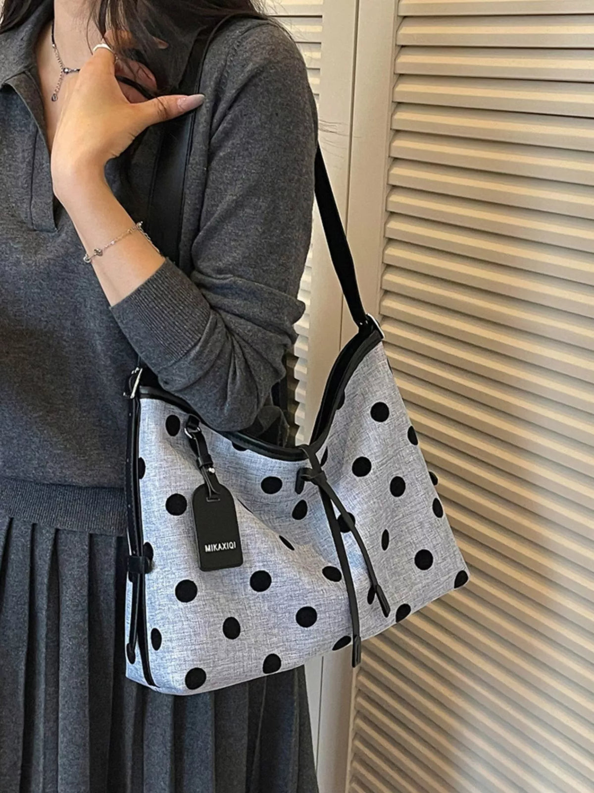 Polka Dot Shoulder Bag