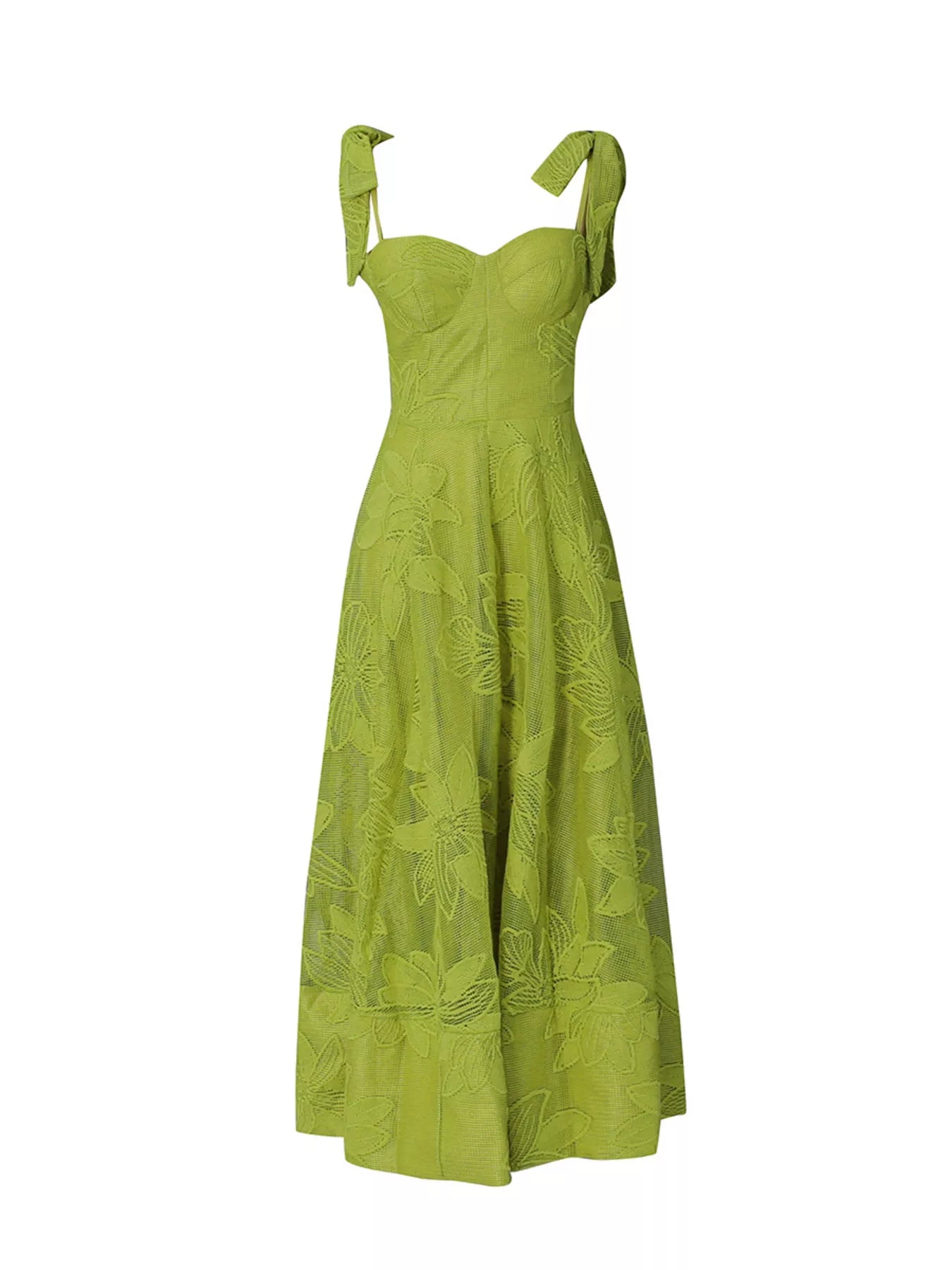 Sweetheart Neck Tie-Strap Dress