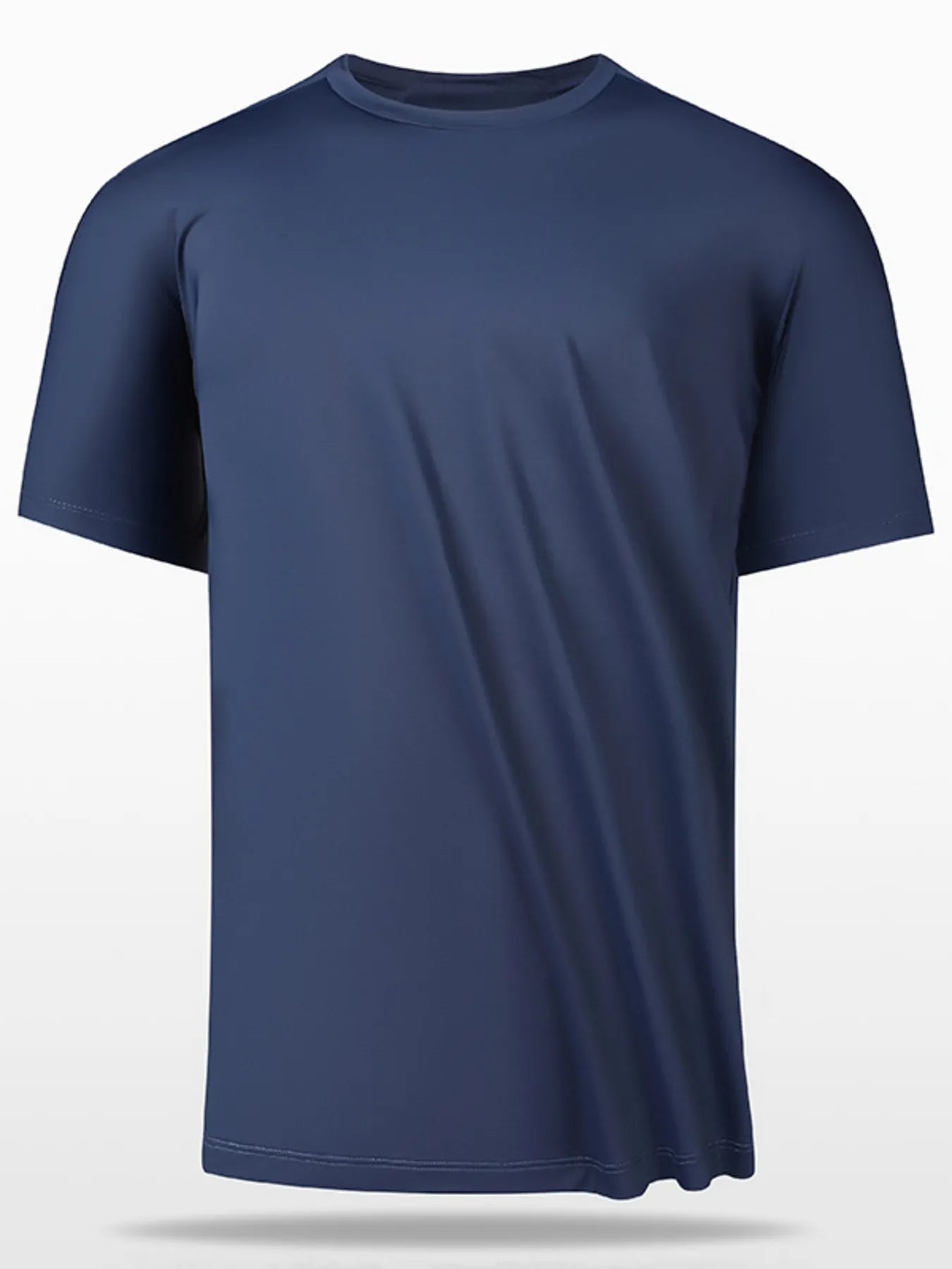 Men's Plus Size Round Neck Short Sleeve T-Shirt