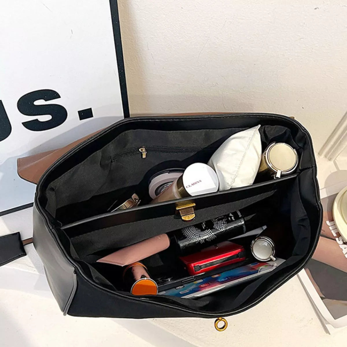PU Leather Shoulder Bag