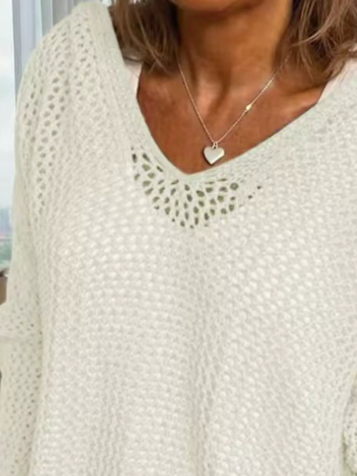 Loose Knit Hooded Cover Up