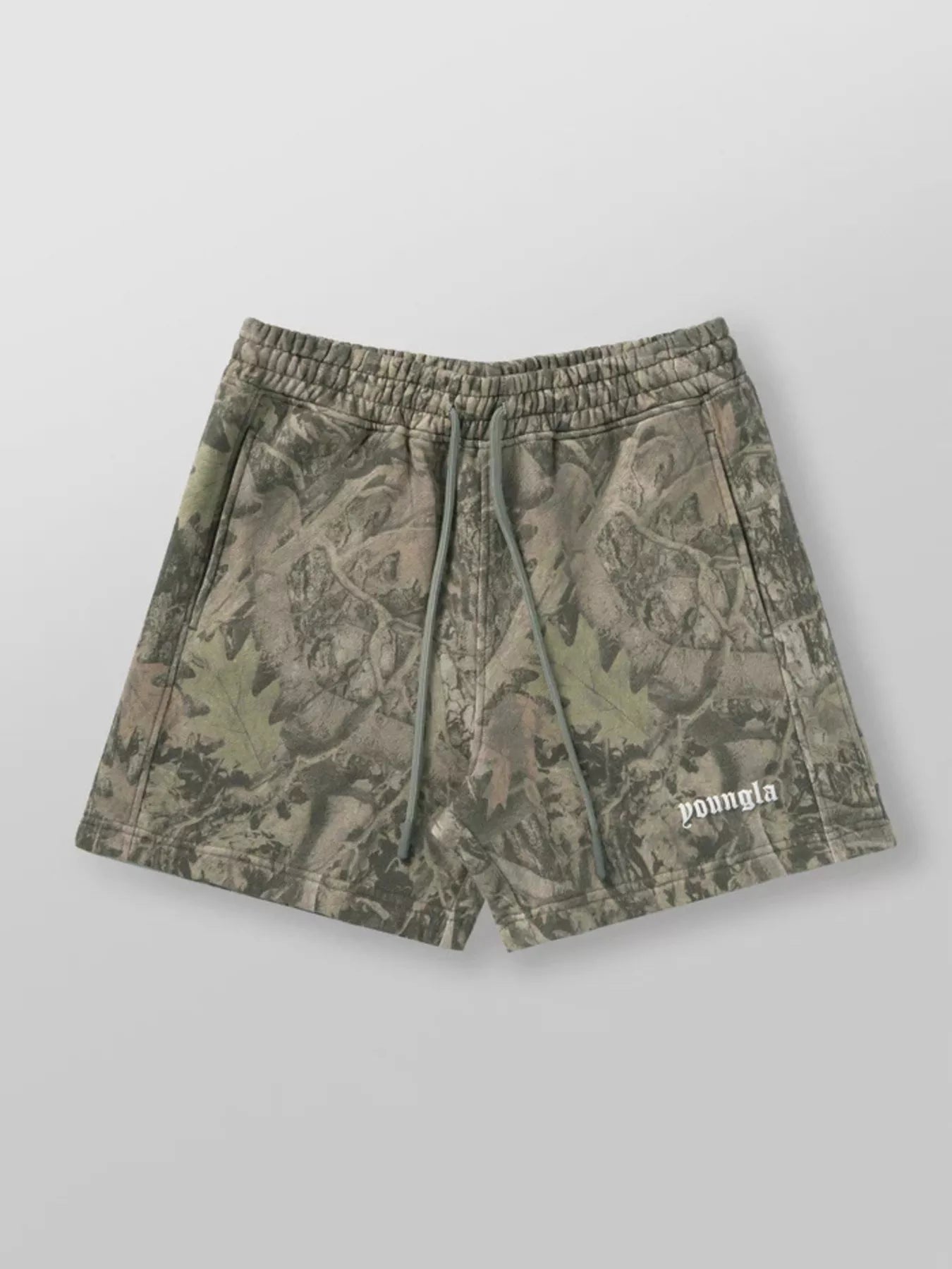 Men's Full Size Drawstring Shorts with Pockets Plus Size
