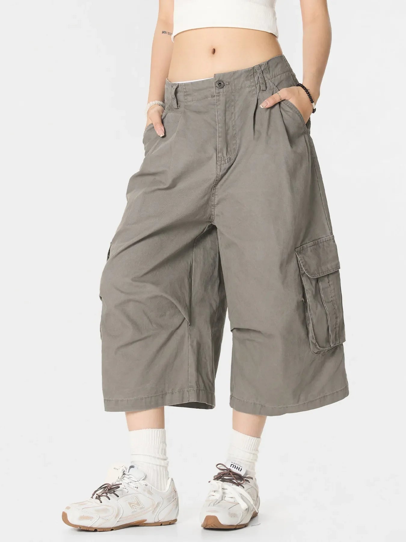 Men's Wide Leg Cargo Shorts