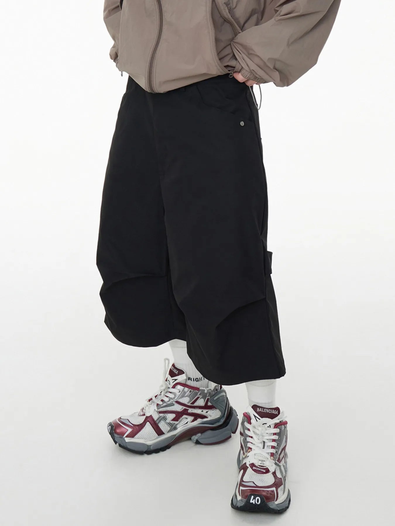 Men's Wide Leg Cargo Shorts