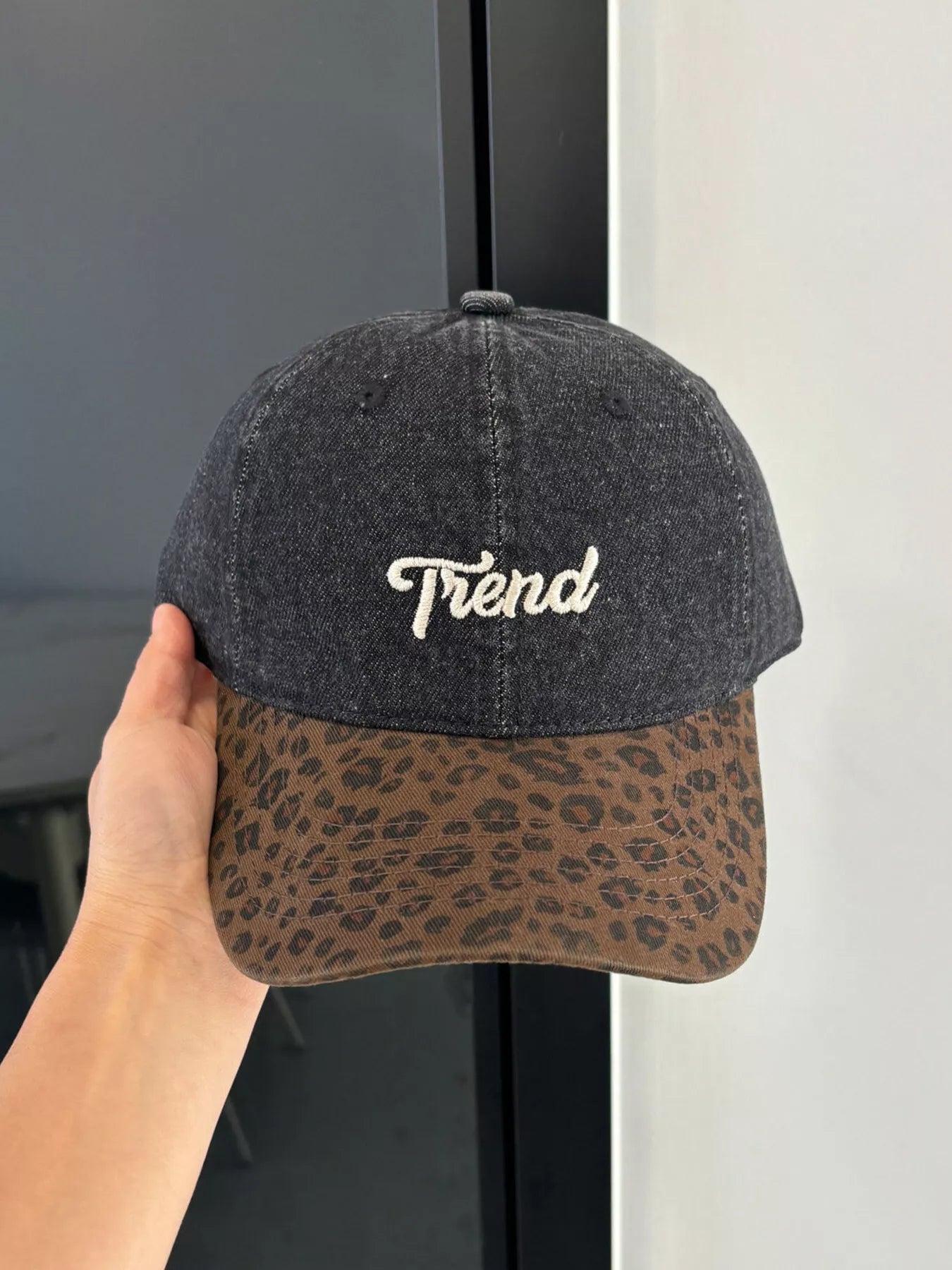 Leopard Embroidered Baseball Cap