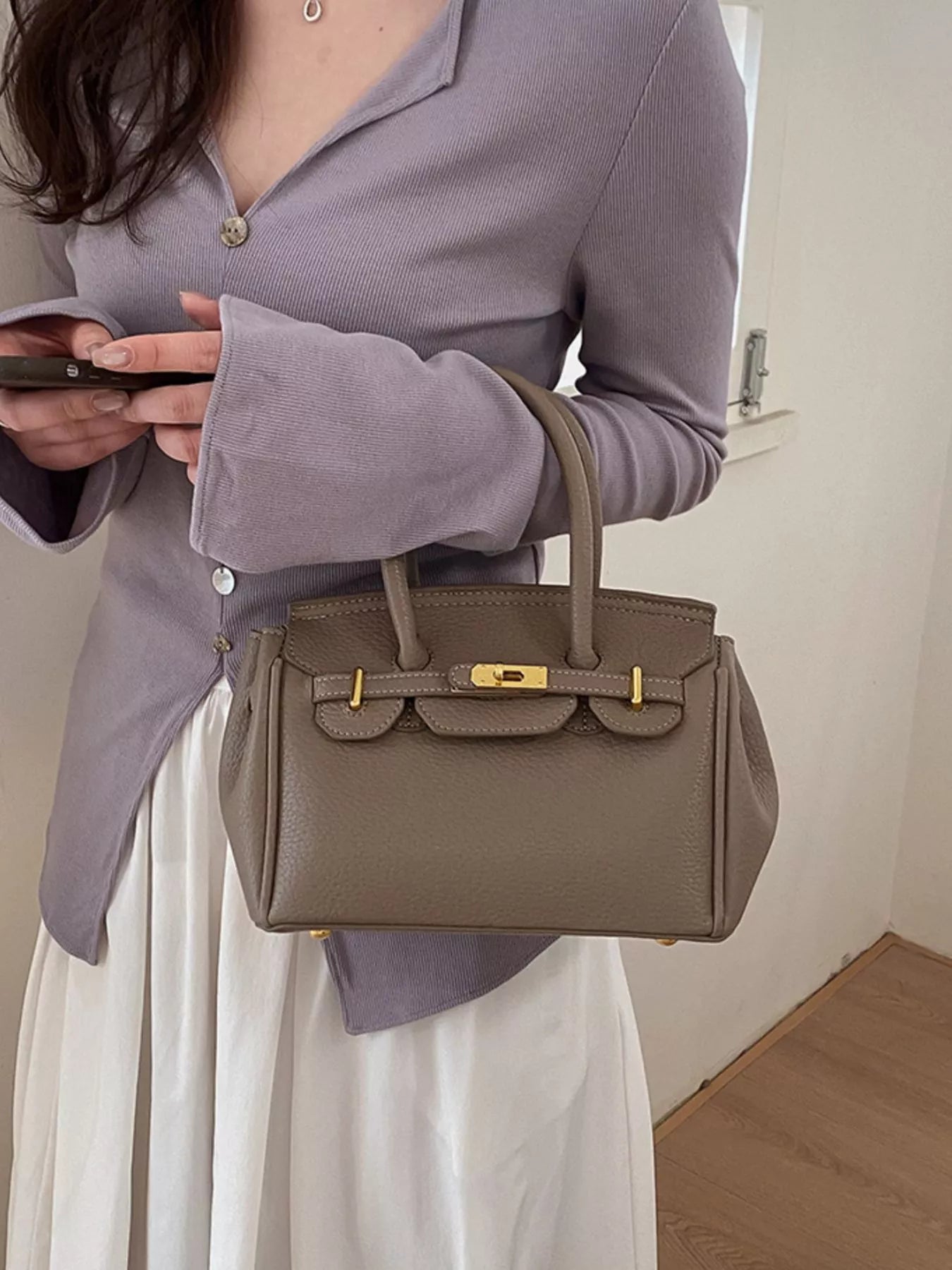 PU Leather Crossbody Bag