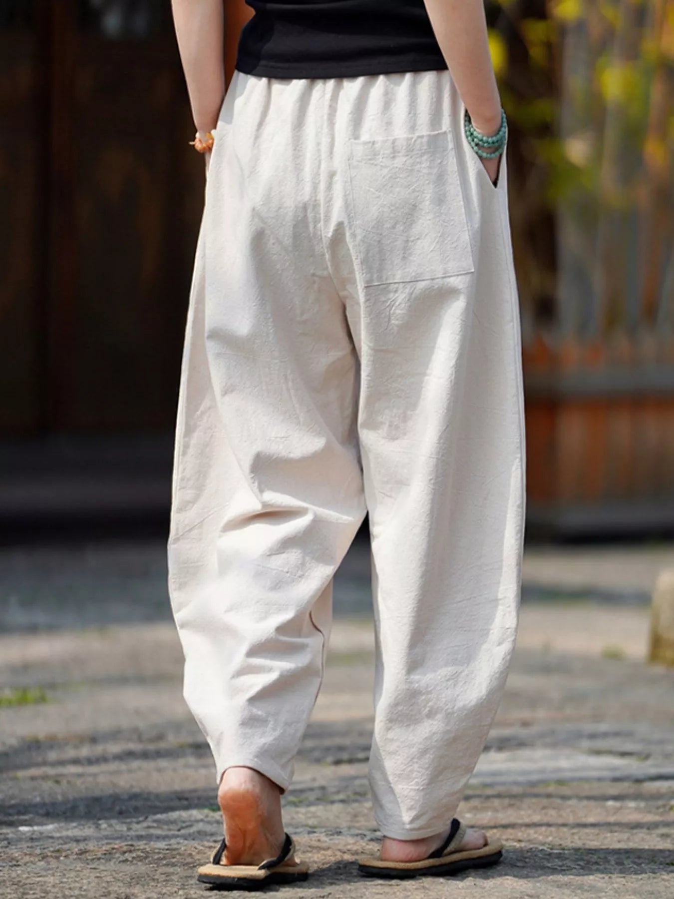 Men's Plus Size Wide Leg Pants