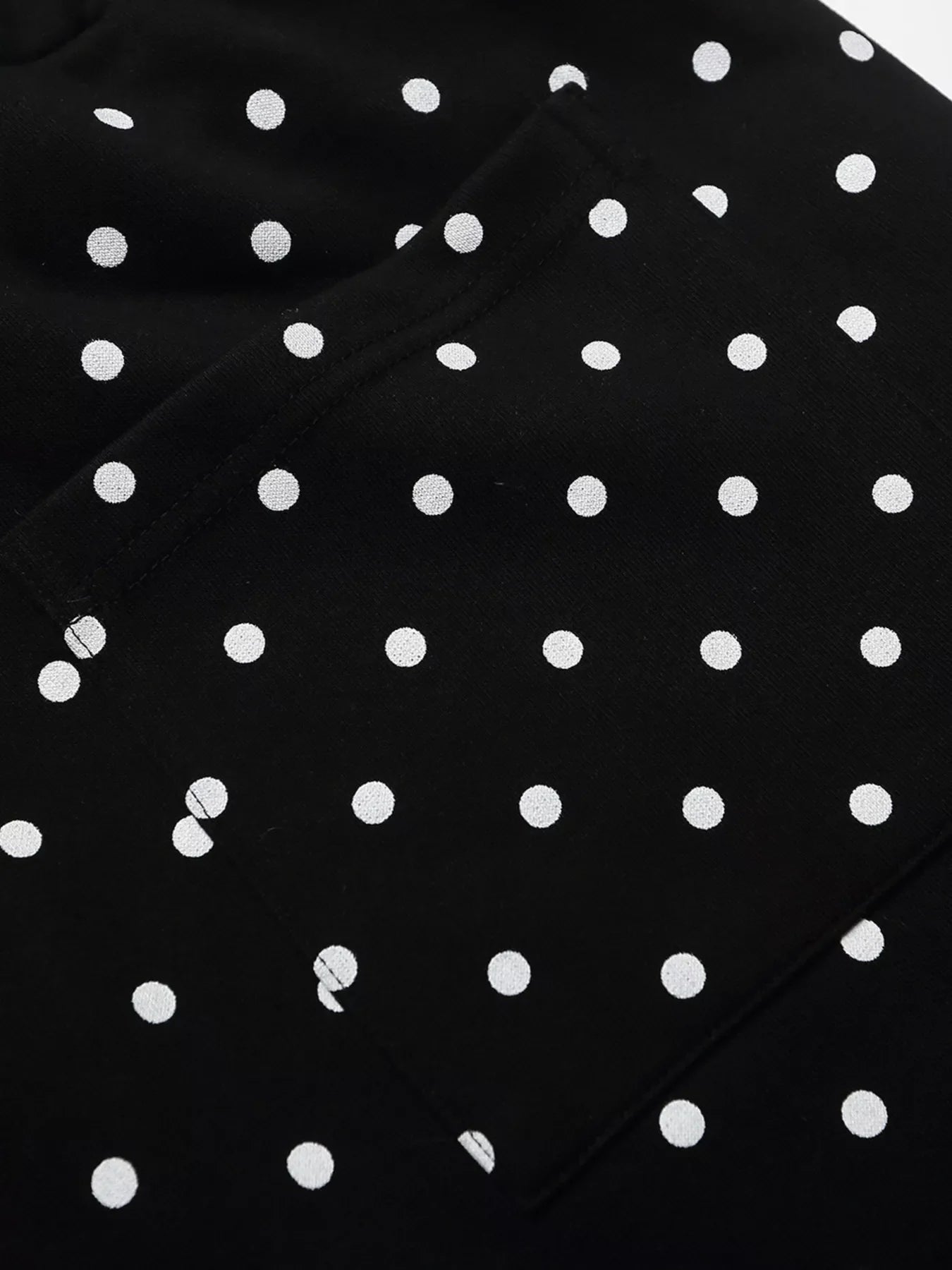 Men's Polka Dot Boxing Shorts with Camouflage Waistband