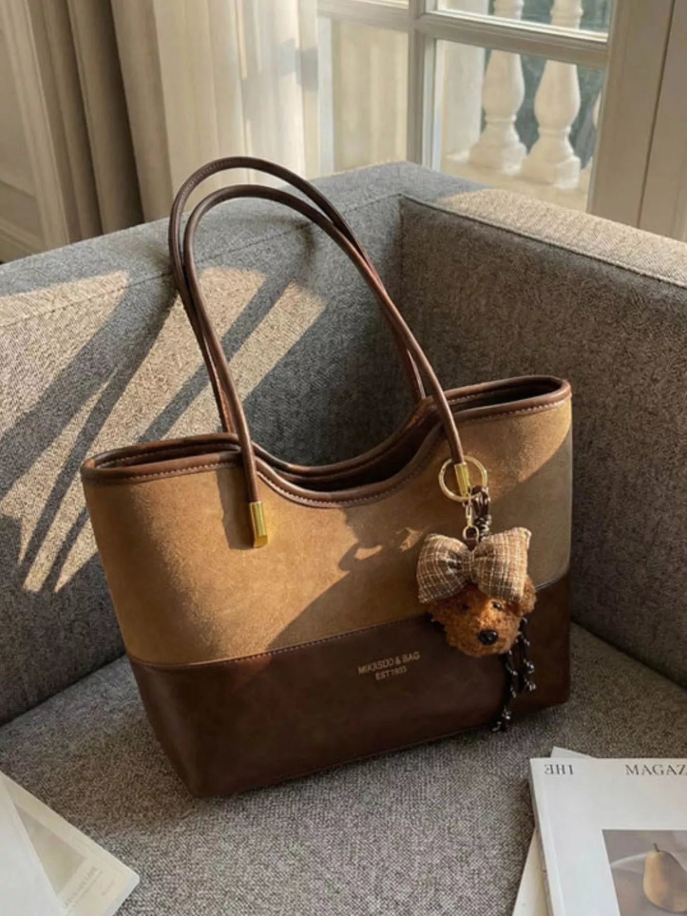 PU Leather Shoulder Bag