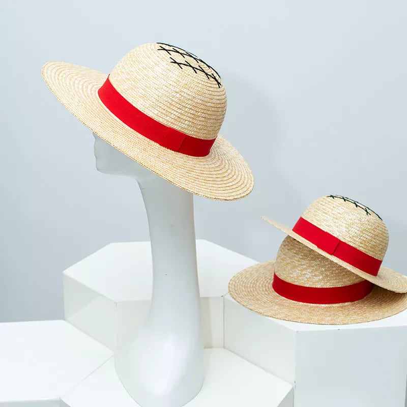 Classic Straw Sun Hat with Ribbon